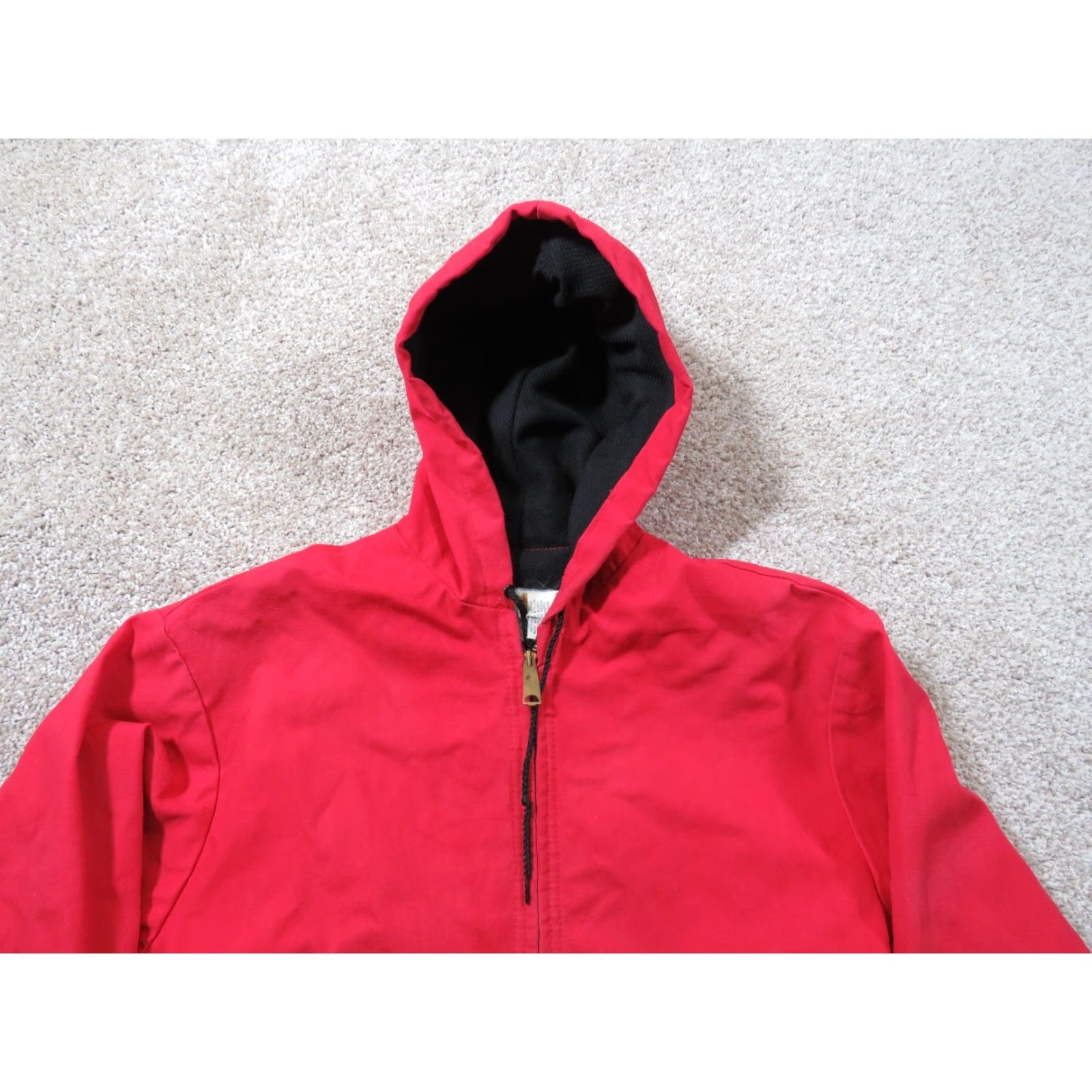 Vintage VTG USA Key Imperial Medium Reg Jacket Red Hooded Insulated Work Zip Chore Ranch Size US M / EU 48-50 / 2 - 3 Thumbnail