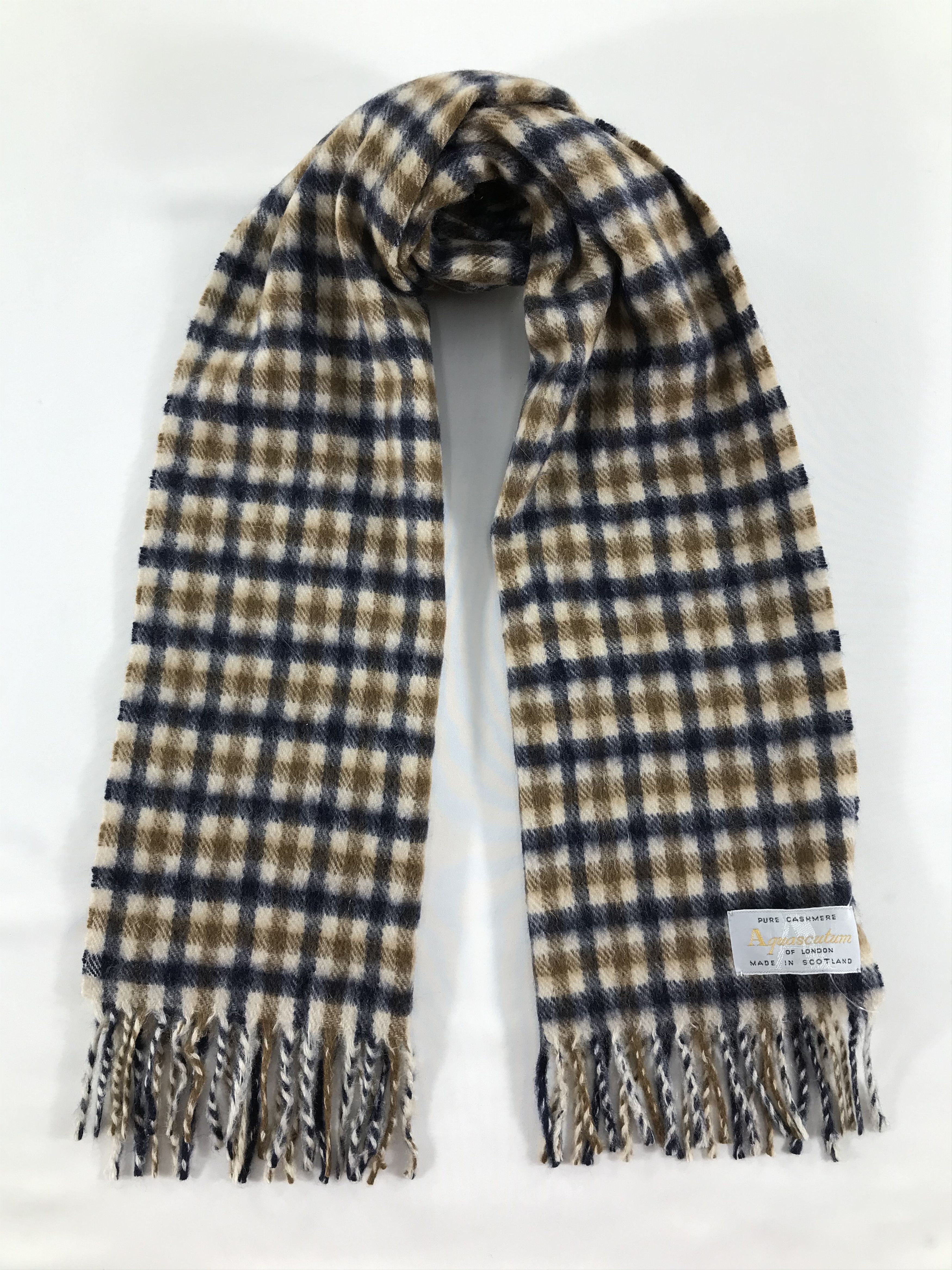 Aquascutum Vintage Aquascutum Scarf/Muffler/Neckwear MF1391 Size ONE SIZE - 1 Thumbnail