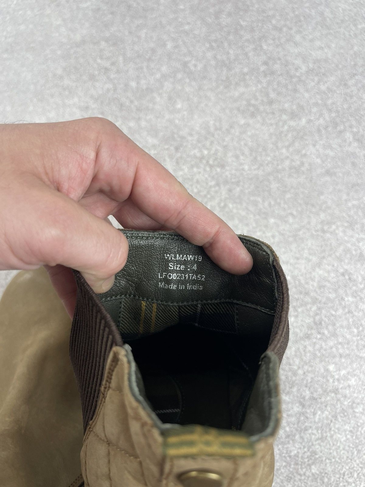 Barbour Barbour Abigail Quilt Chelsea Mid Ankle Leather Boots Size US 6.5 / IT 36.5 - 11 Thumbnail