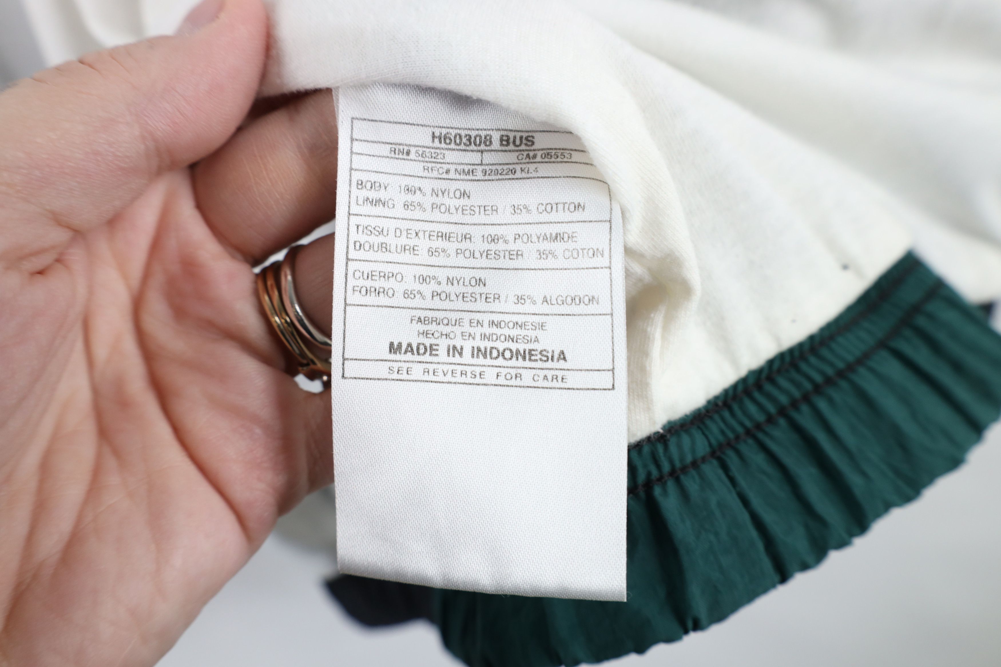 Nike × Vintage Vintage 90s Nike Scott Mini Swoosh Lined Windbreaker Jacket Size US L / EU 52-54 / 3 - 12 Thumbnail