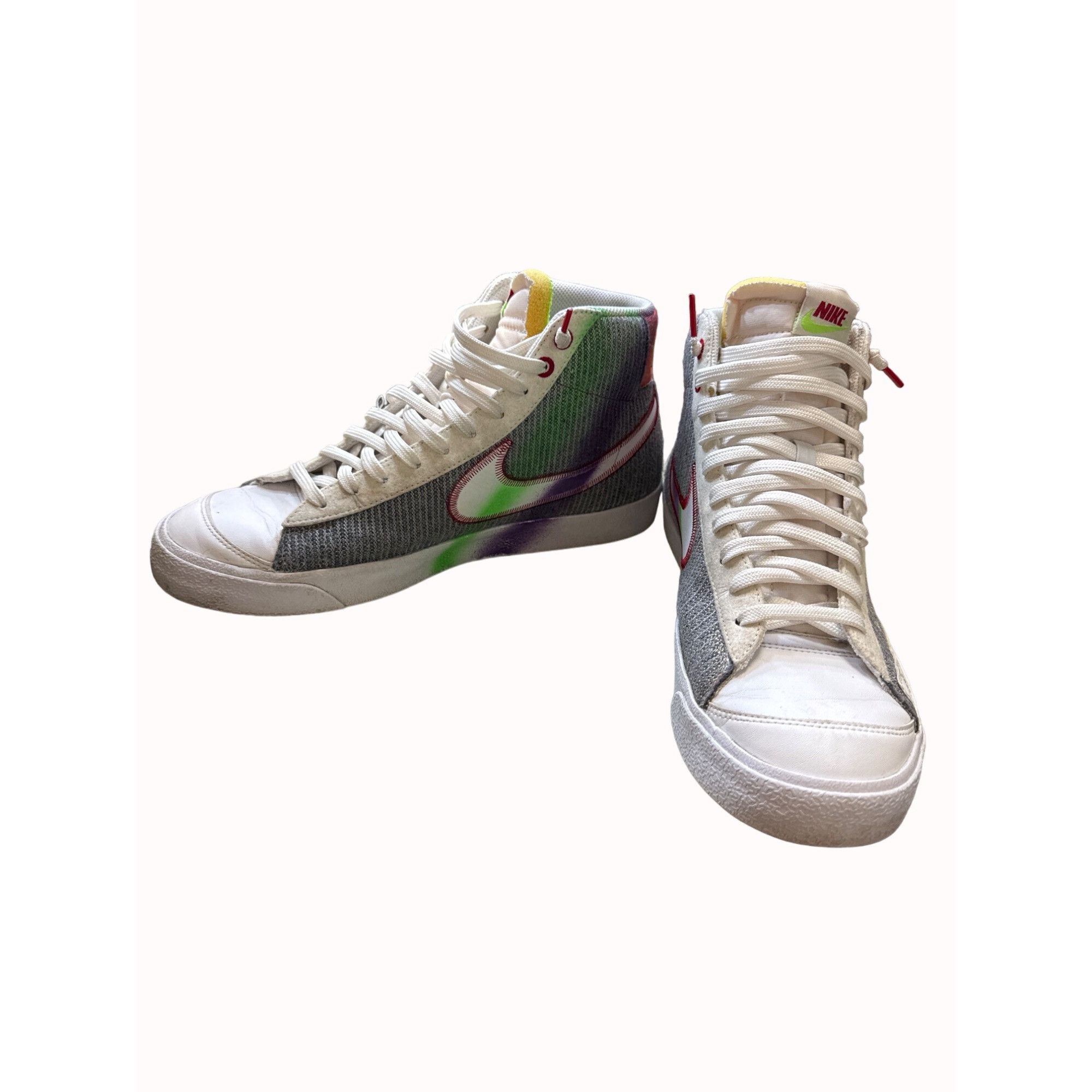 Nike Nike Blazer mid 77 recycled jerseys gray red men’s basketbal Size US 11.5 / EU 44-45 - 10 Thumbnail