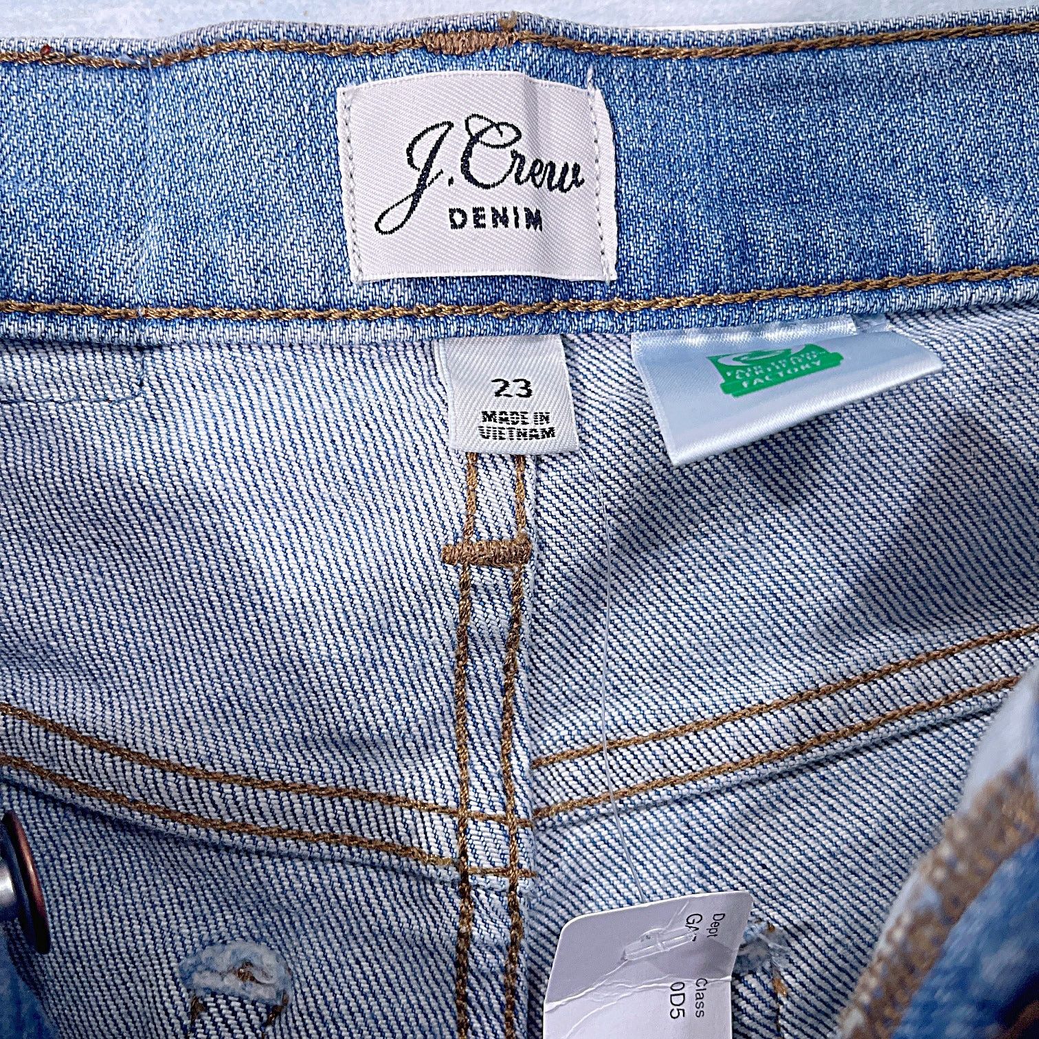 J.Crew J CREW Skinny High Rise Flare Jeans Womens 23 Size 23" - 8 Thumbnail