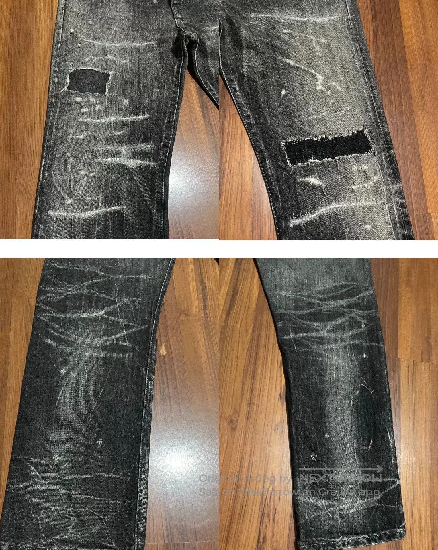 Neighborhood NEIGHBORHOOD 20SS BASIC Bullet Hole Jeans. Size US 26 / EU 42 - 3 Thumbnail