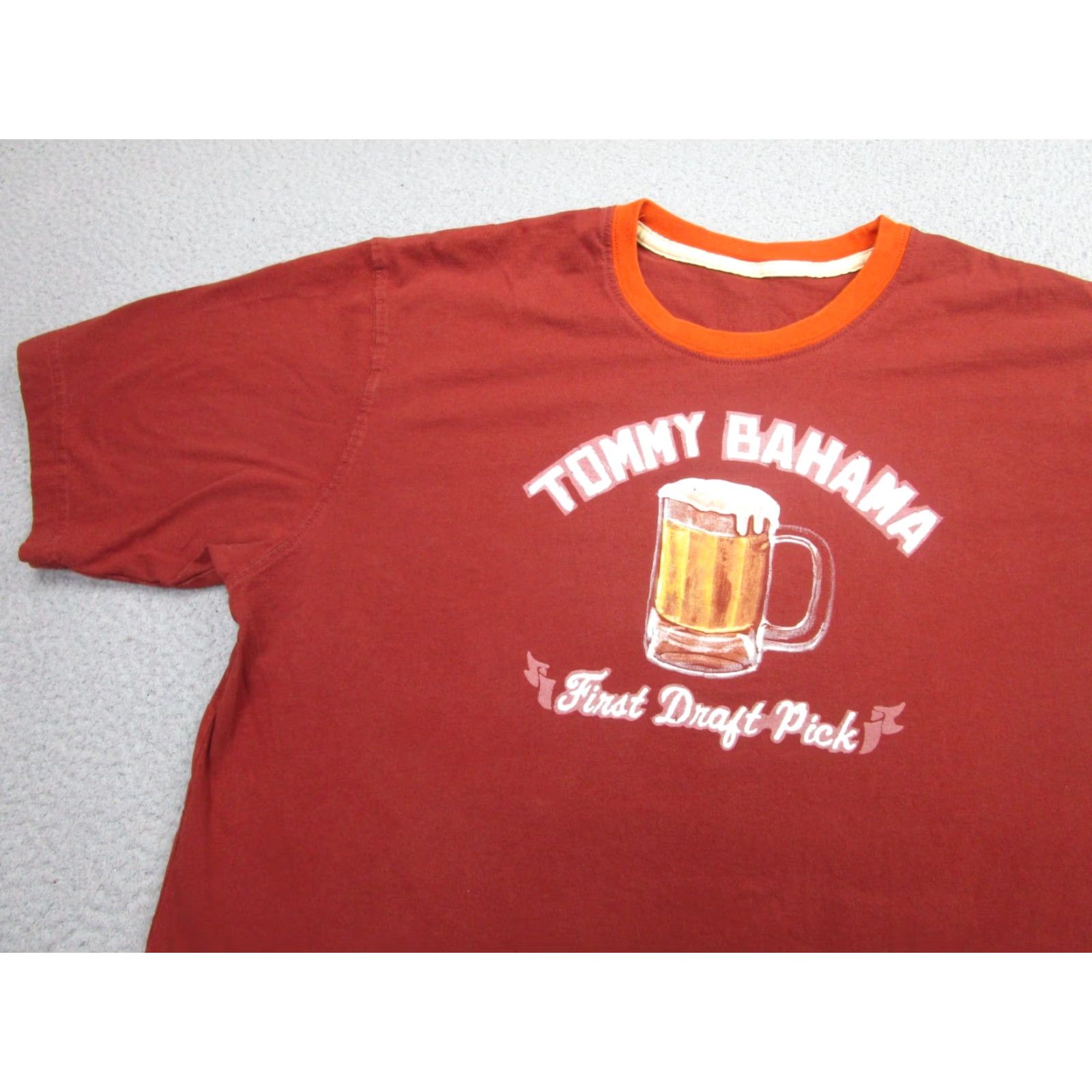 Tommy Bahama Tommy Bahama Graphic Print T-Shirt Mens XL Brown Beer Sports Dad Size US XL / EU 56 / 4 - 3 Thumbnail