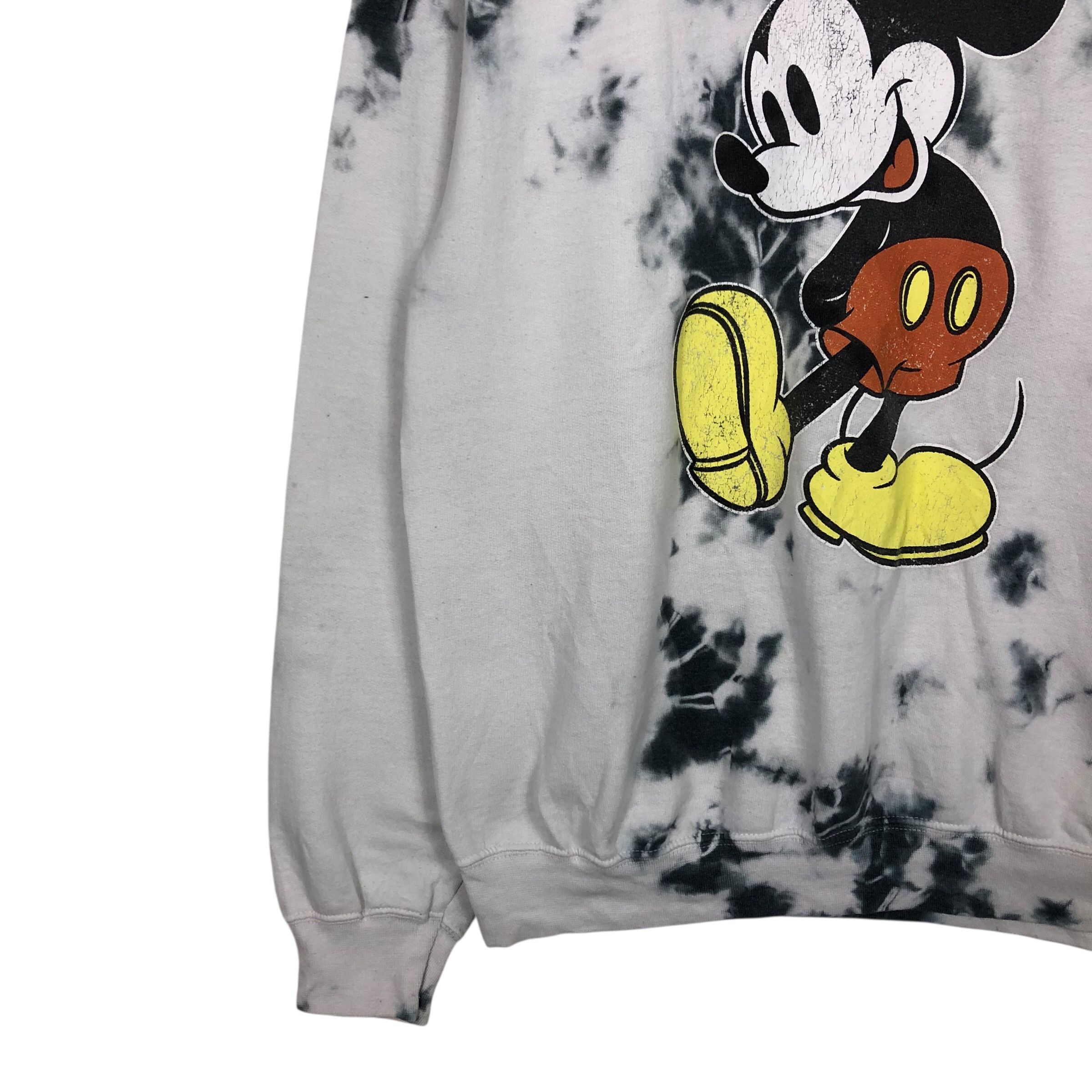 Japanese Brand 📌Vintage Sweatshirt Disney Mickey Mouse Acid Wash Big Logo Size US M / EU 48-50 / 2 - 5 Thumbnail