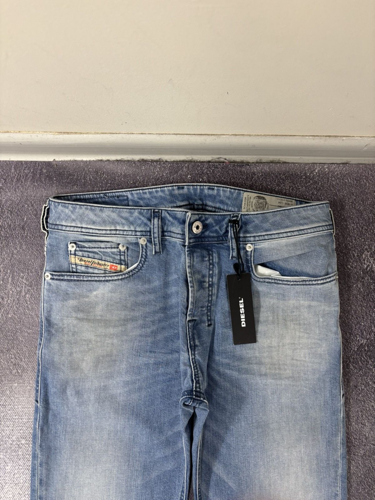 Diesel Diesel Zatiny Regular Bootcut NWT Men’s Blue Denim Jeans Size US 28 / EU 44 - 5 Thumbnail