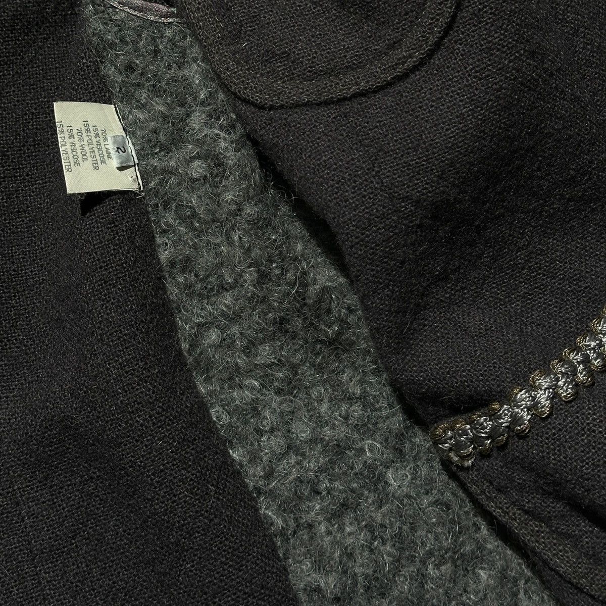Maison Margiela 2004 artisanal tweed deconstructed chanel jacket Size US M / EU 48-50 / 2 - 6 Thumbnail