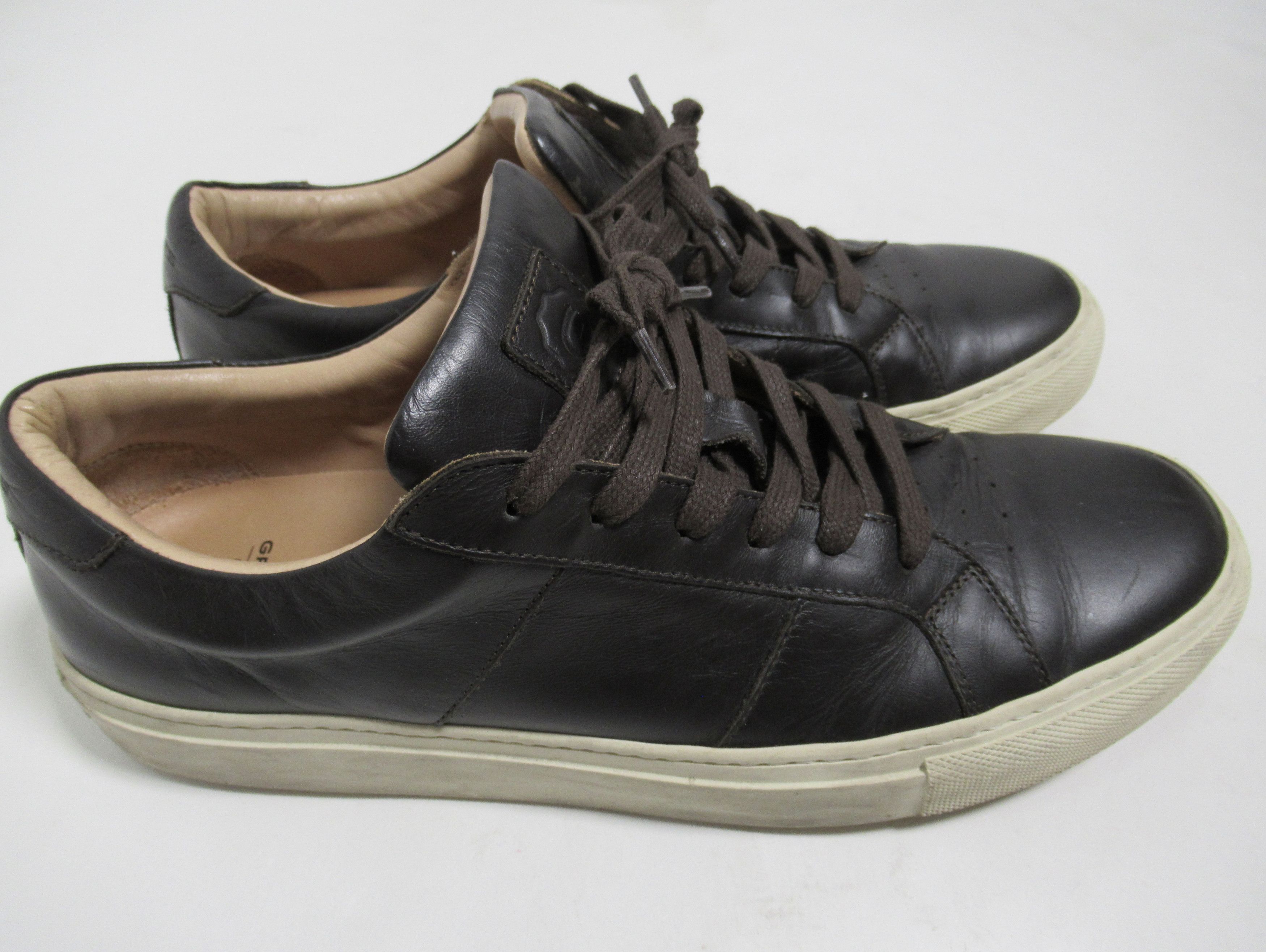 Greats Greats Men's Leather Sneaker Shoes Brown Born In Brooklyn Size US 9.5 / EU 42-43 - 4 Thumbnail