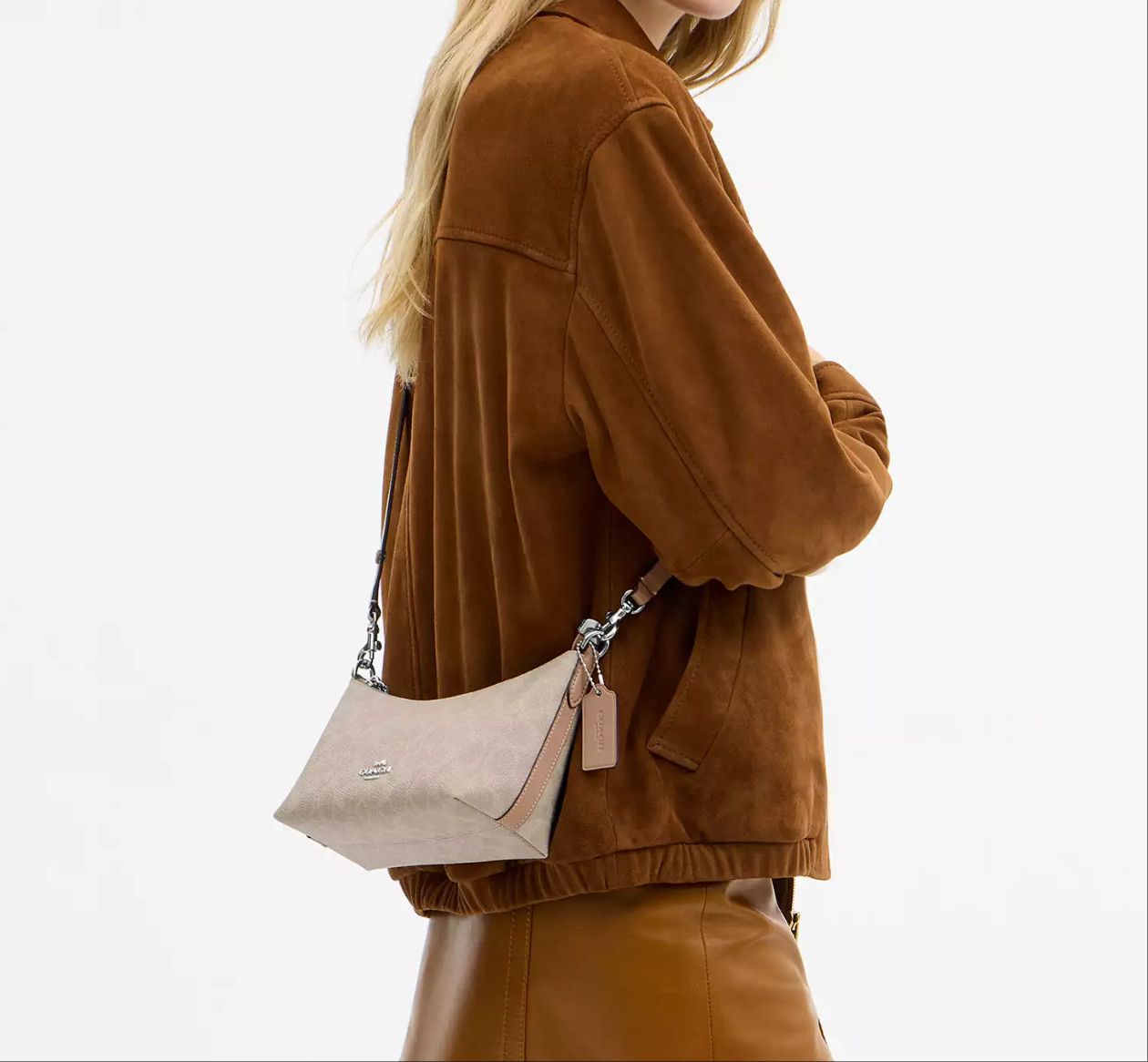 Coach Caitlin Shoulder Bag In Signature Canvas CEK80 Size ONE SIZE - 6 Thumbnail
