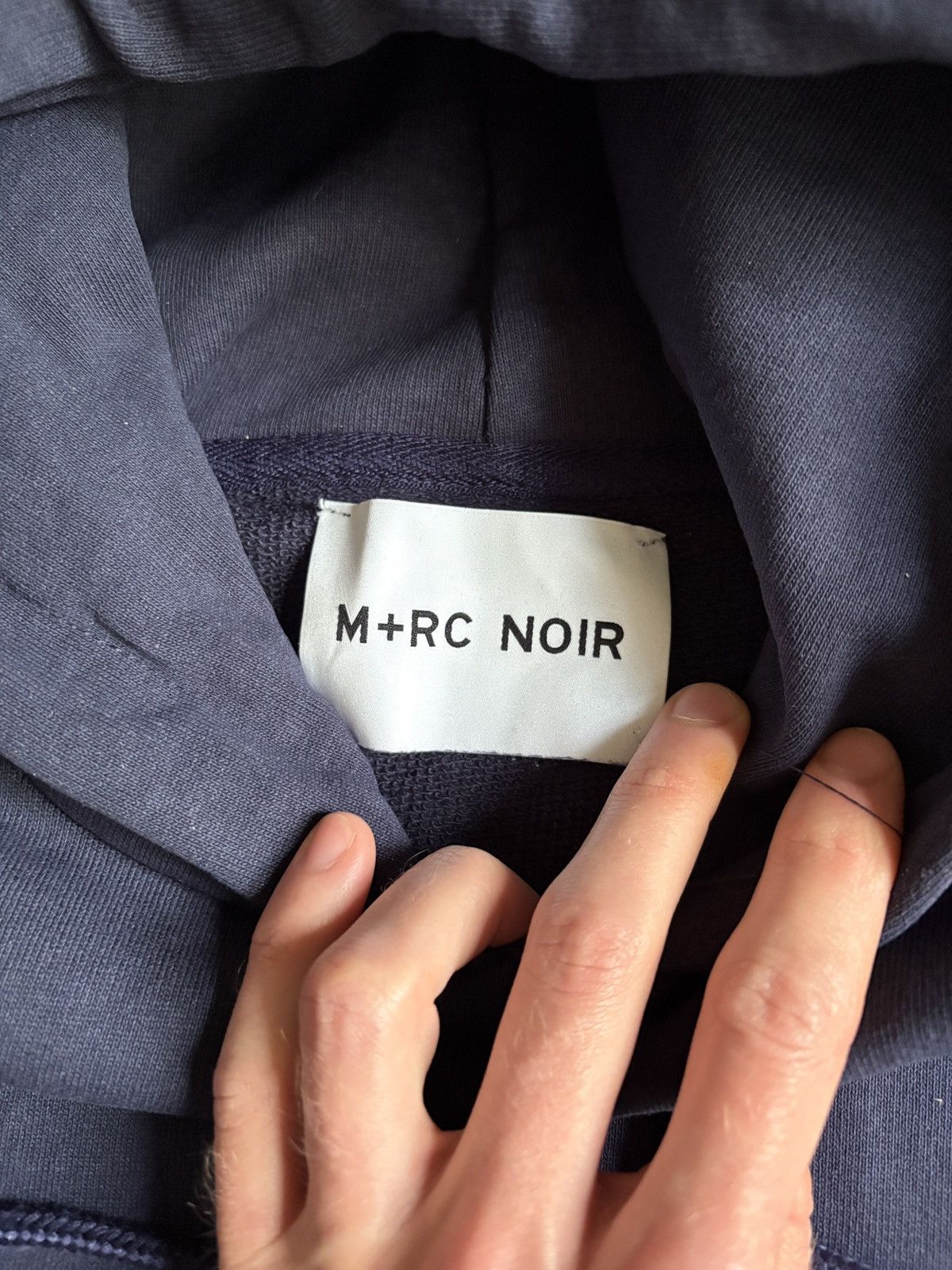 M+Rc Noir M+RC Noir Big Logo Blue Oversized Hoodie Y2K Size US S / EU 44-46 / 1 - 2 Thumbnail