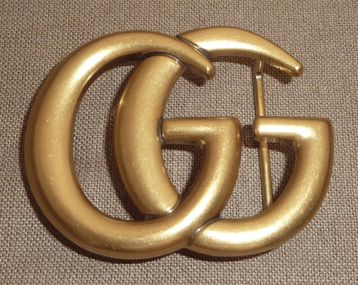 image of Double G Buckle in Brass, Men's