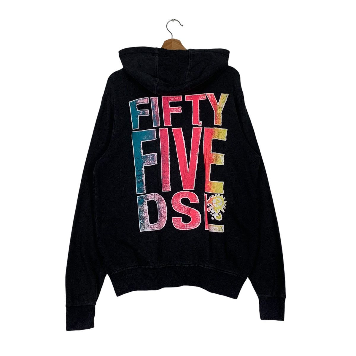 55DSL 55 DSL Big Logo Zipper Hoodies #1199-C55 Size US M / EU 48-50 / 2 - 1 Thumbnail