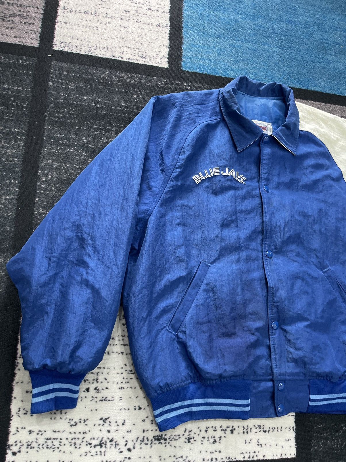 MLB × Vintage VINTAGE TORONTO BLUEJAYS DIAMOND COLLECTION JACKET Size US M / EU 48-50 / 2 - 4 Thumbnail