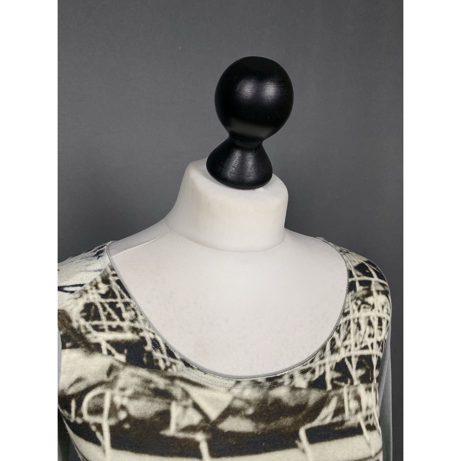 Rundholz Rundholz Dip Printed Women's Gray Printed Dress Size M Size M / US 6-8 / IT 42-44 - 6 Thumbnail