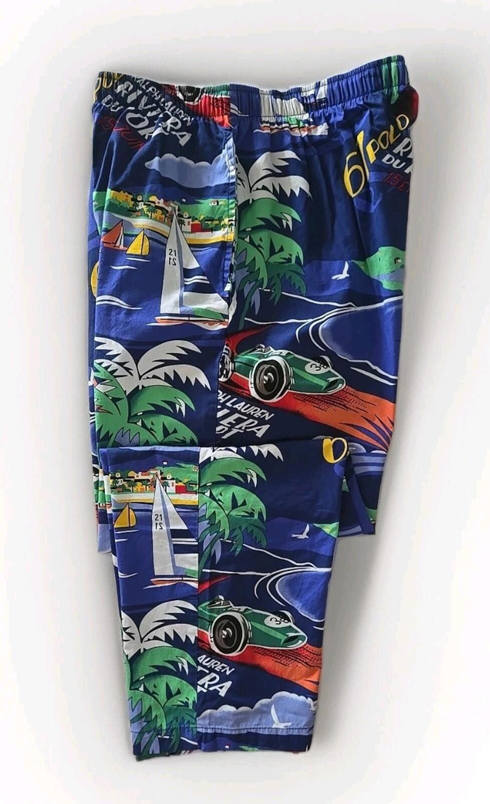 Polo Ralph Lauren Polo Ralph Lauren Lounge Sleep Pants XL Riviera Racing Size ONE SIZE - 4 Thumbnail