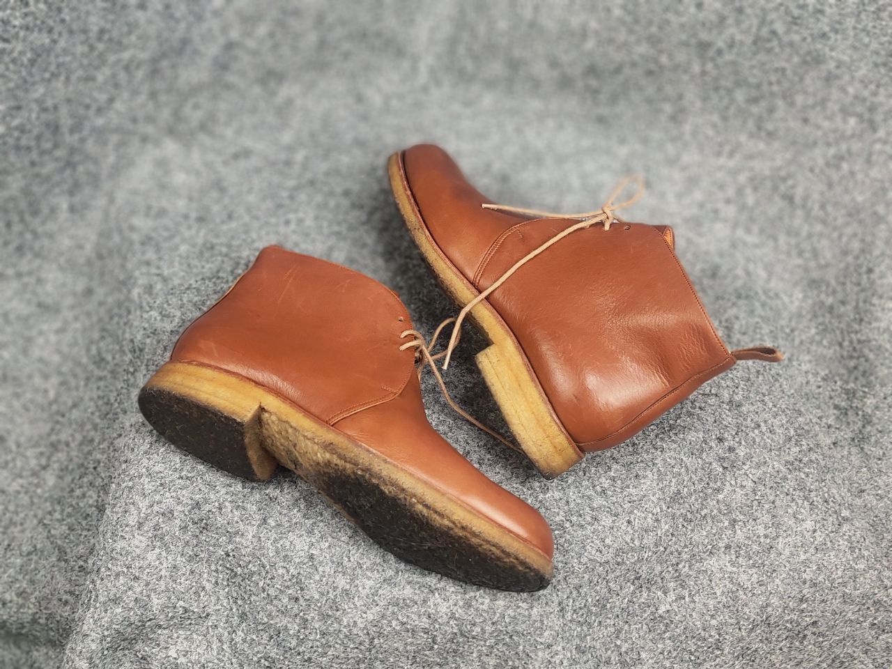 Carmina Carmina Design leather chukka boots Lace Handmade Shoes Size US 8 / IT 38 - 17 Thumbnail