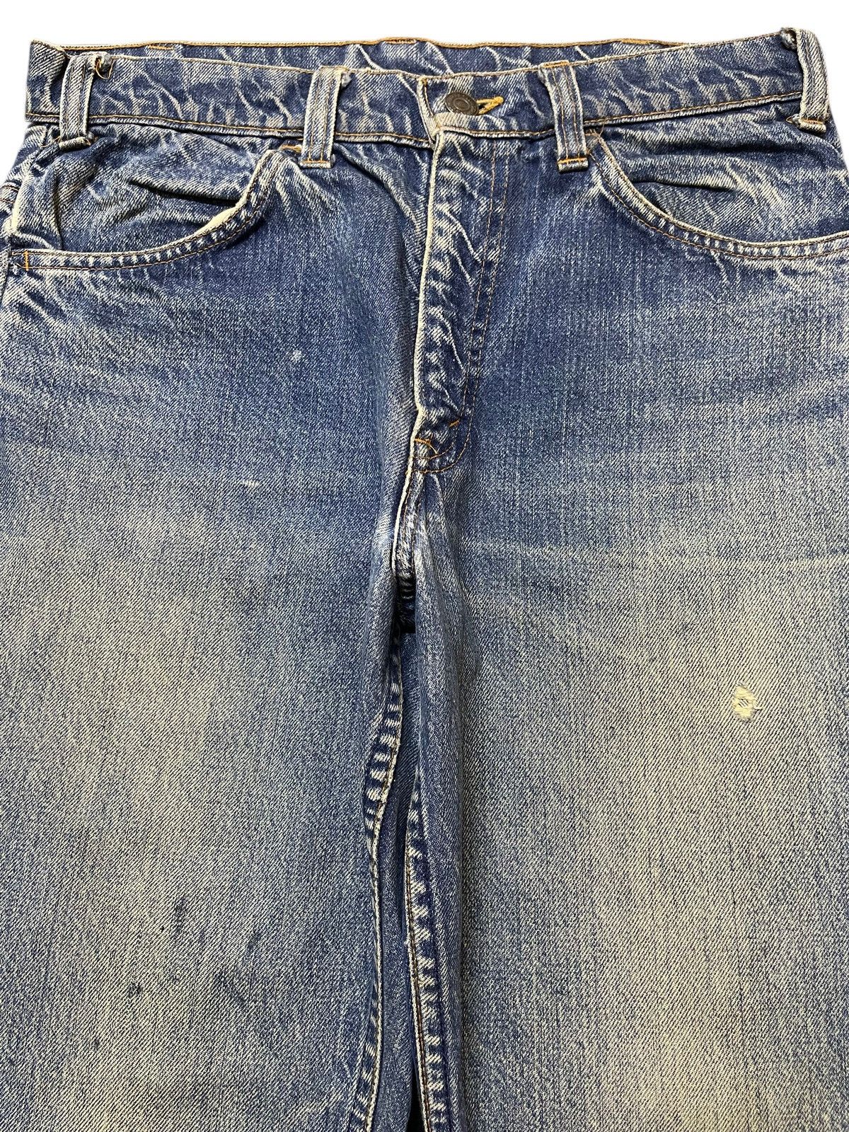 Levi's Crazy Vintage 70s Levis Orange Tab E #23 Bootcut Wide Leg Size US 30 / EU 46 - 3 Thumbnail