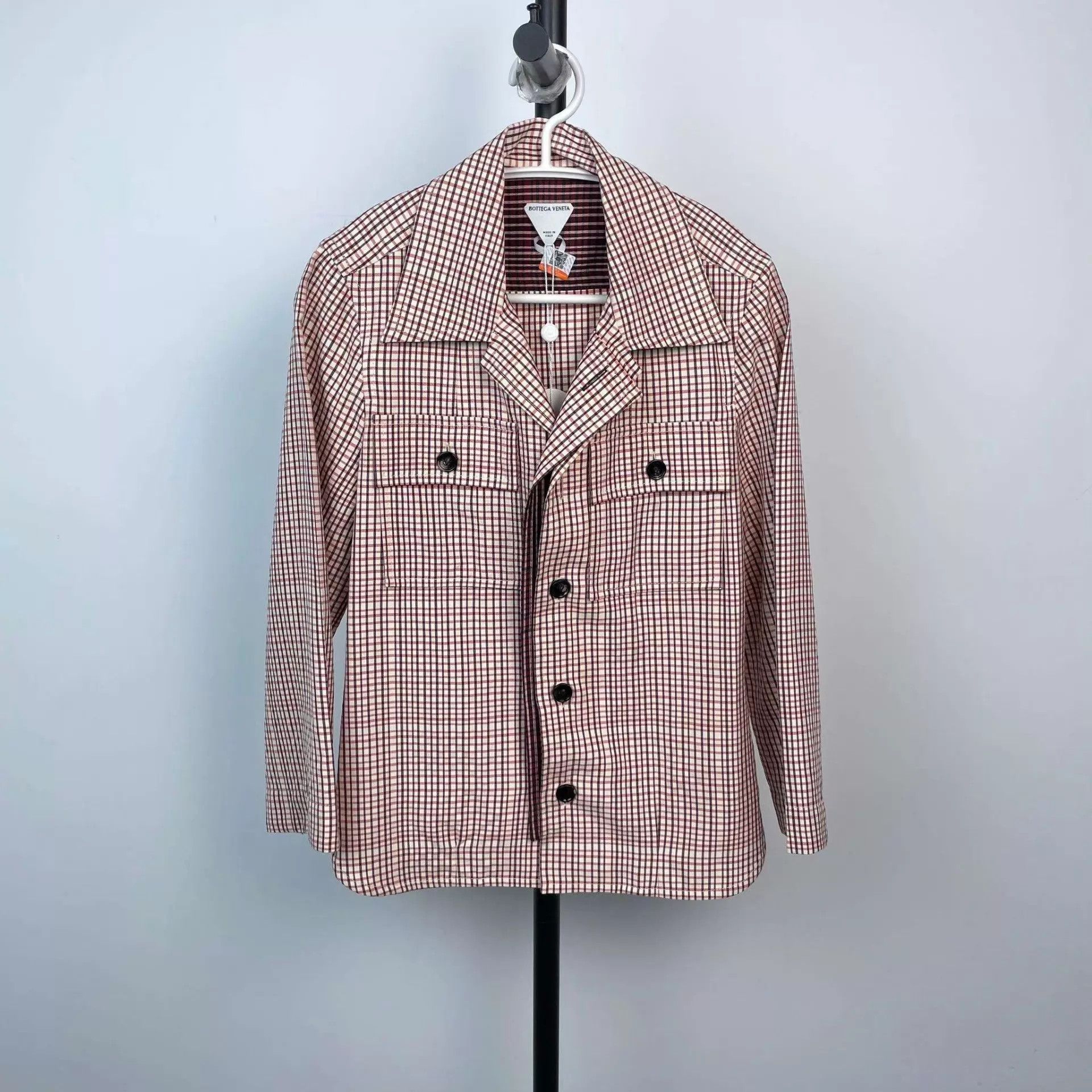 Bottega Veneta BV striped red shirt jkt 34 Size XXS / US 00 / IT 34 - 1 Thumbnail