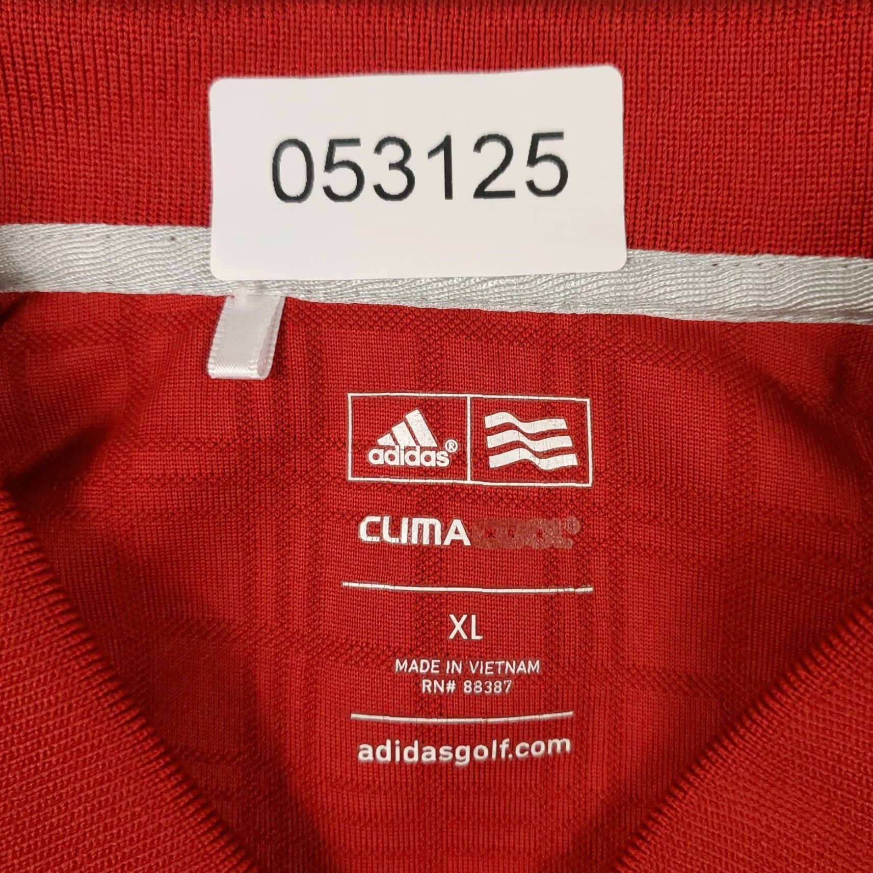 Adidas Adidas Polo Shirt Mens XL Red Plaid Golf Casual Short Sleeve Shirt Size US XL / EU 56 / 4 - 6 Thumbnail