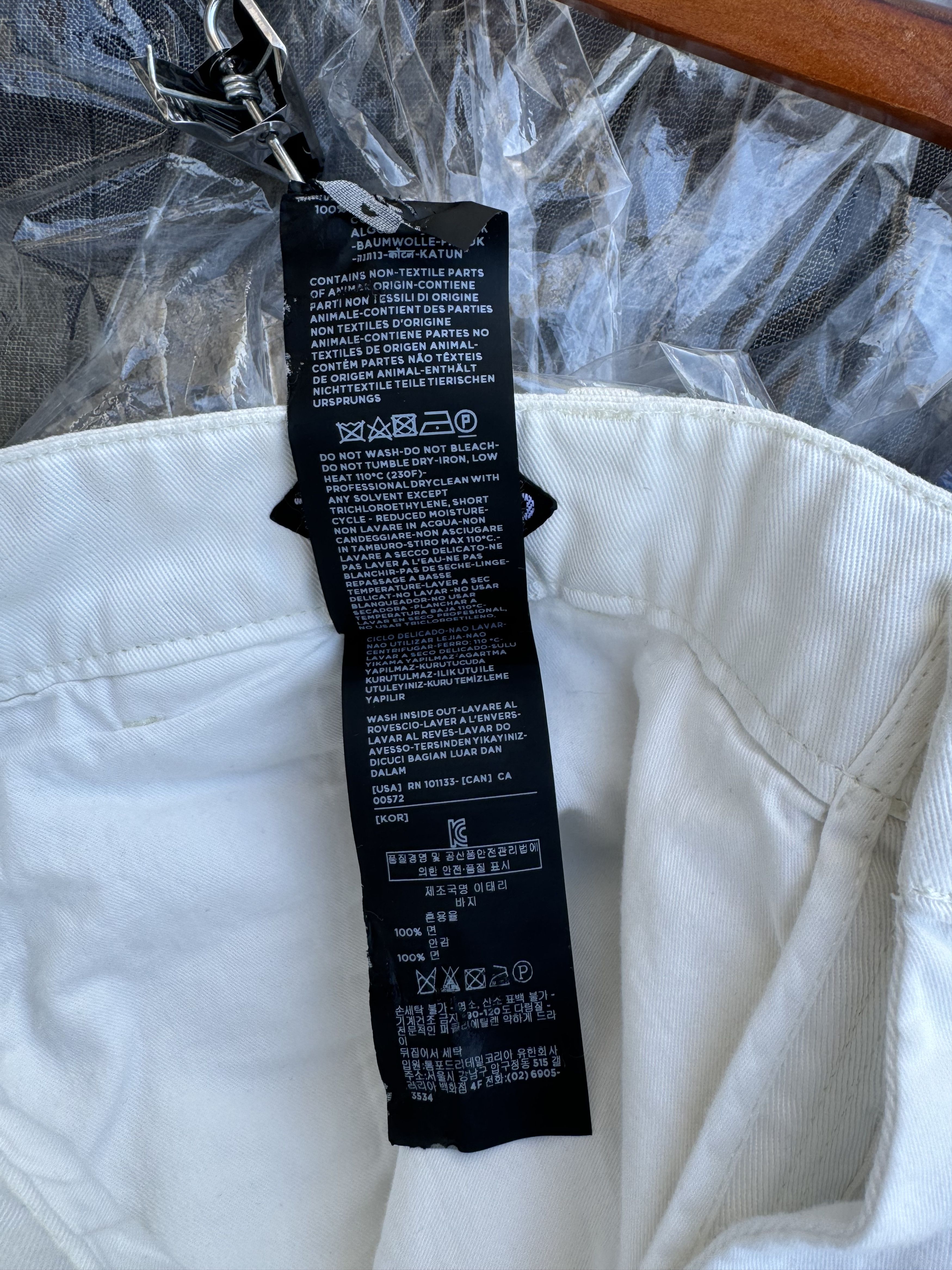 Tom Ford Tom Ford White Cotton Pants Size US 38 / EU 54 - 4 Thumbnail