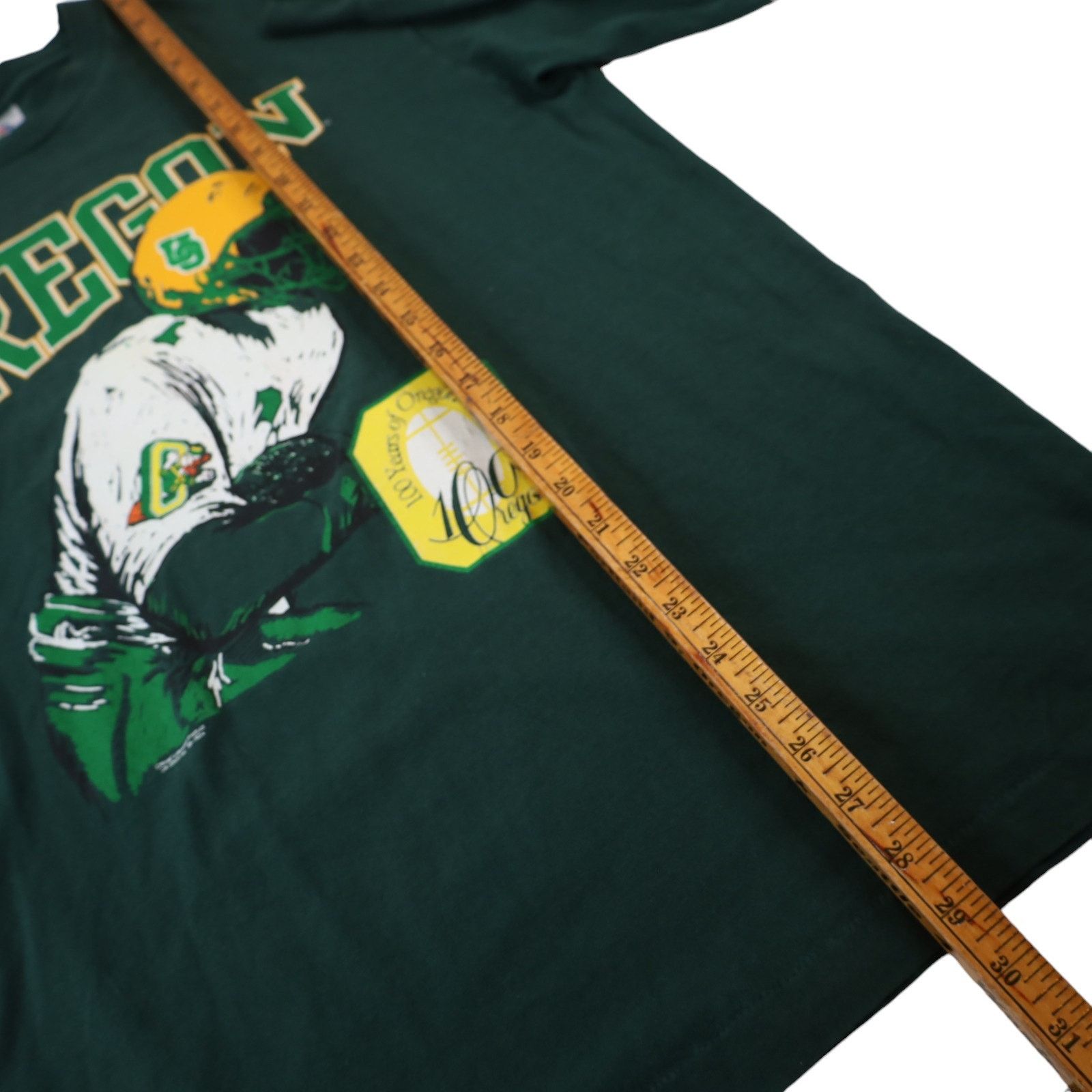 NCAA × Vintage Vintage Oregon Ducks 100yr Anniversary Graphic T Shirt Size US L / EU 52-54 / 3 - 7 Thumbnail