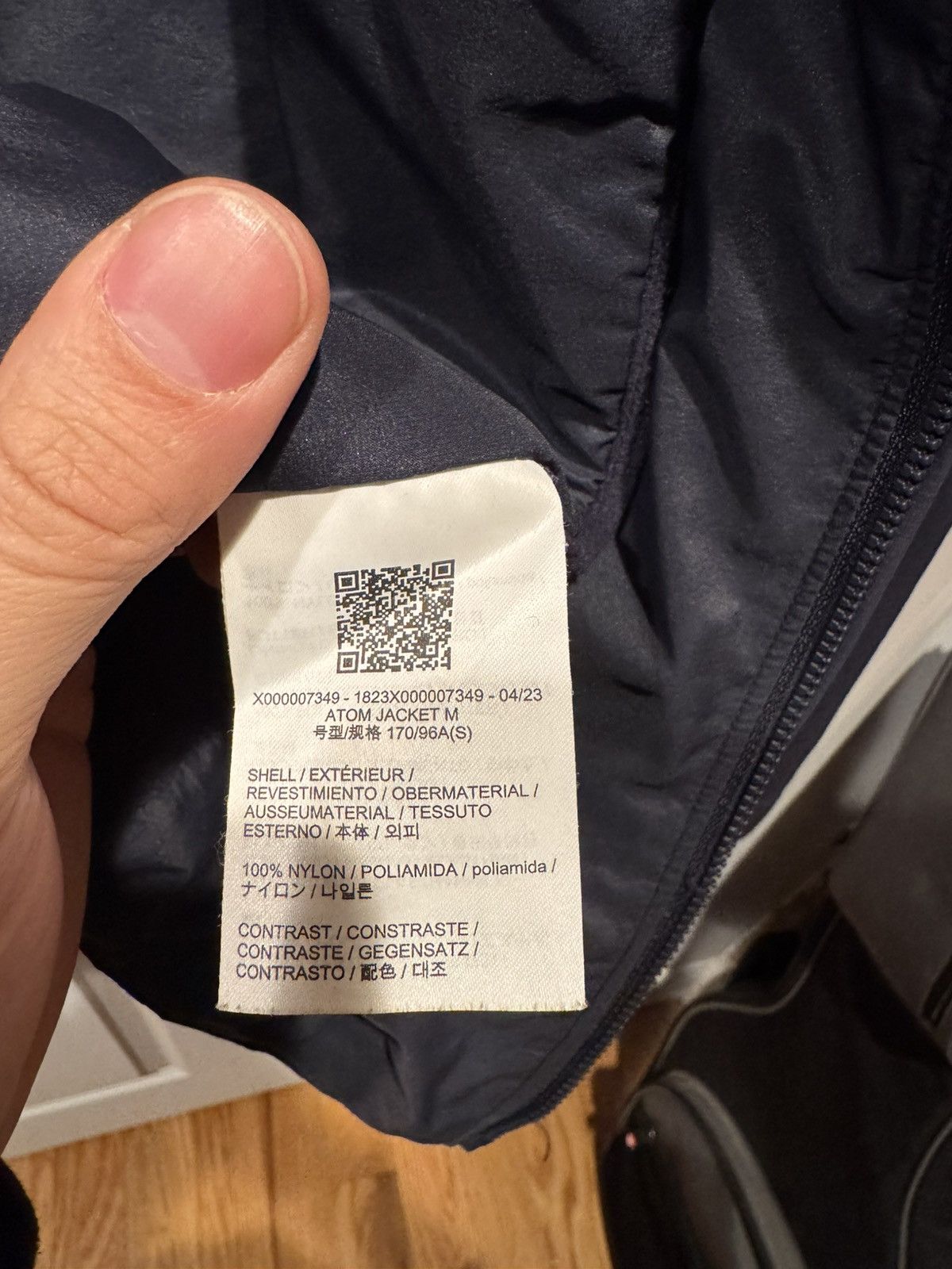 Arc'teryx Black sapphire Arc’teryx atom jacket, size men’s small Size US S / EU 44-46 / 1 - 5 Thumbnail