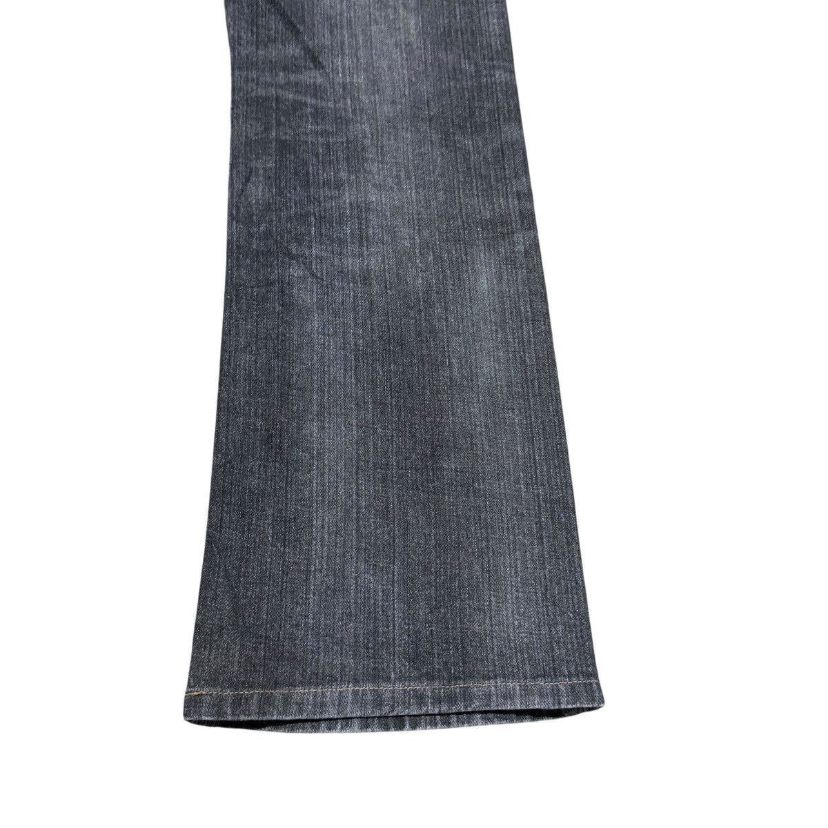 Edwin Vintage Edwin 401XVS Faded Black Denim Flare Jeans Size US 30 / EU 46 - 14 Thumbnail