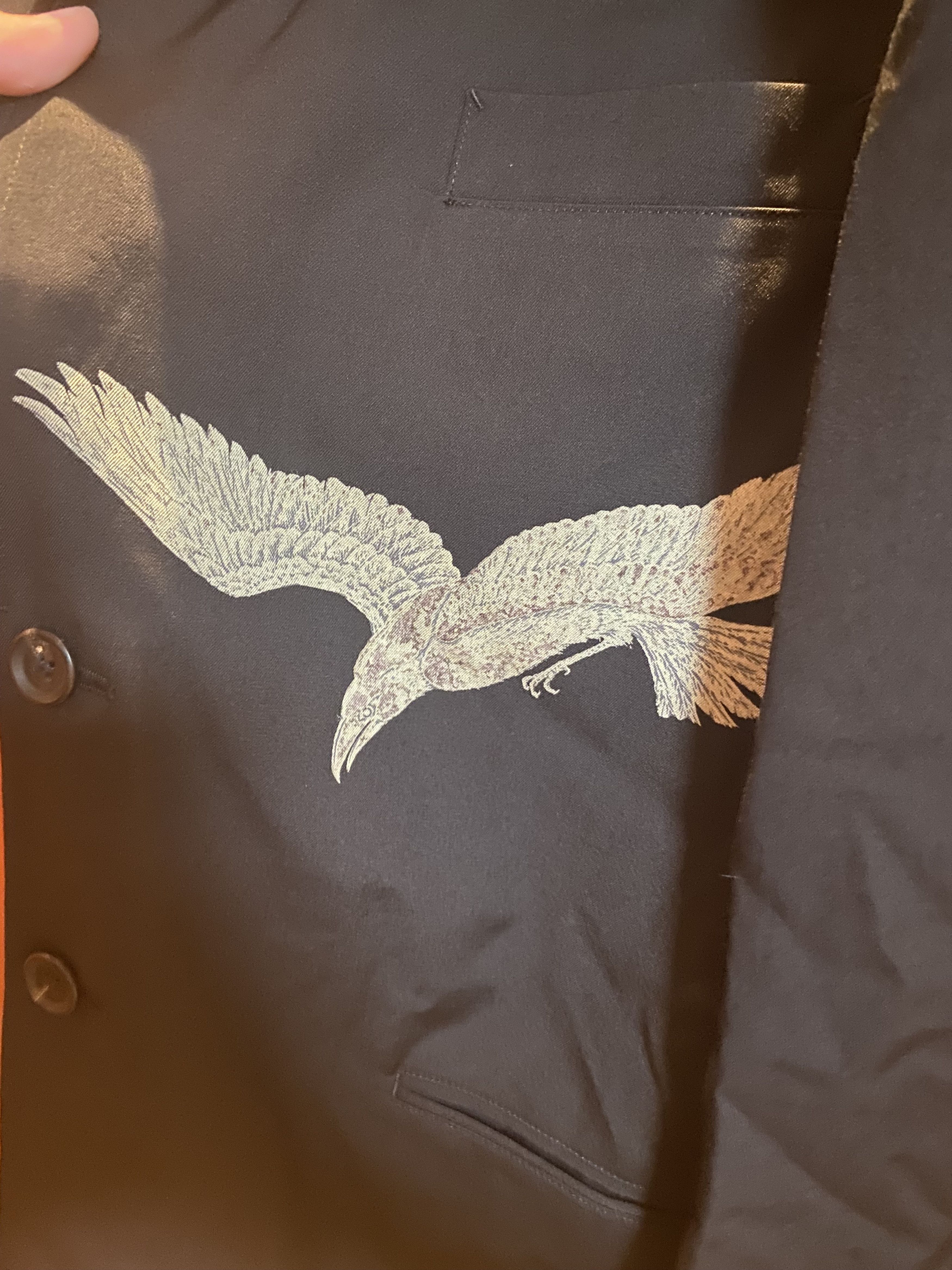 Yohji Yamamoto Yohji Yamamoto 11aw Front Karasu Coat (Replica) Size US XL / EU 56 / 4 - 4 Thumbnail