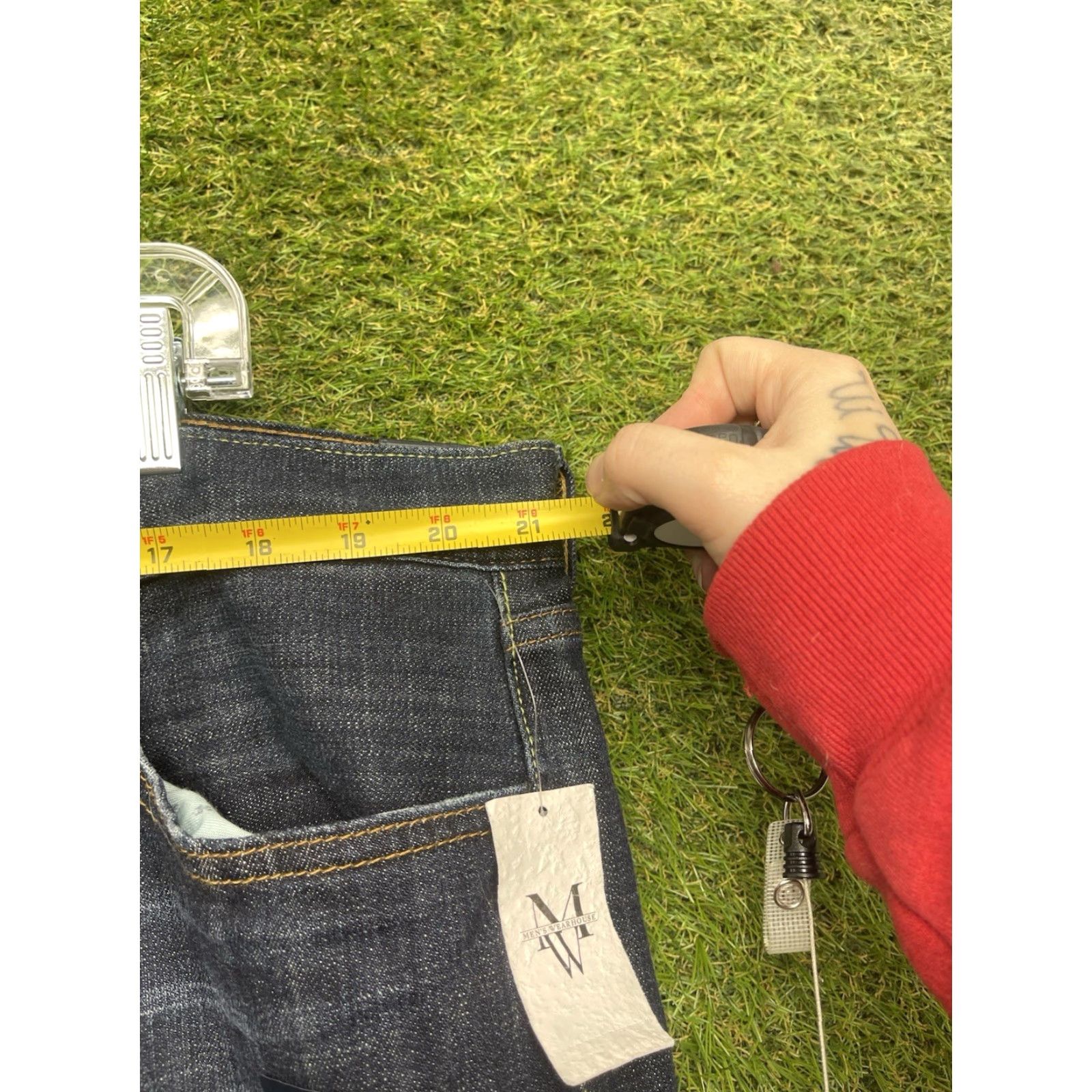 Lucky Brand Lucky Brand Jeans Mens 42x30 361 Vintage Straight Navy Low Rise Classic Fit NWT Size US 42 / EU 58 - 7 Thumbnail
