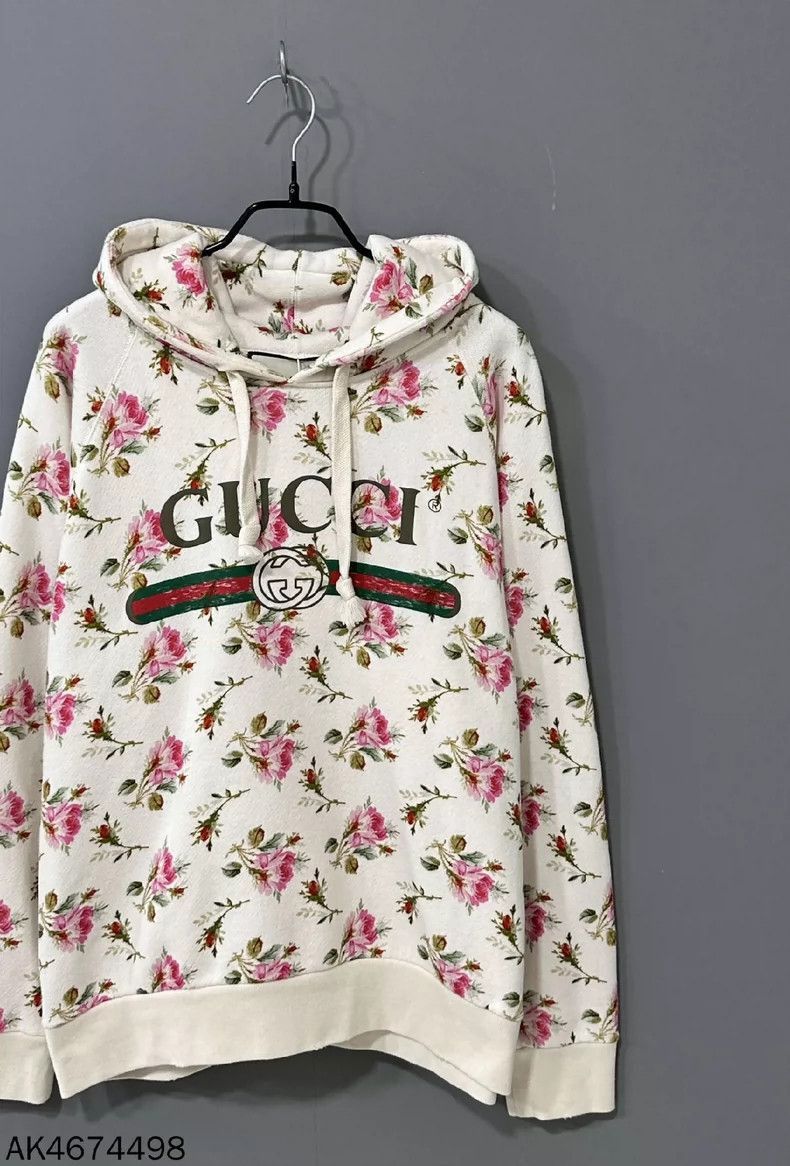 Gucci Floral Print Hoodie by Gucci-2506 Size S / US 4 / IT 40 - 2 Thumbnail