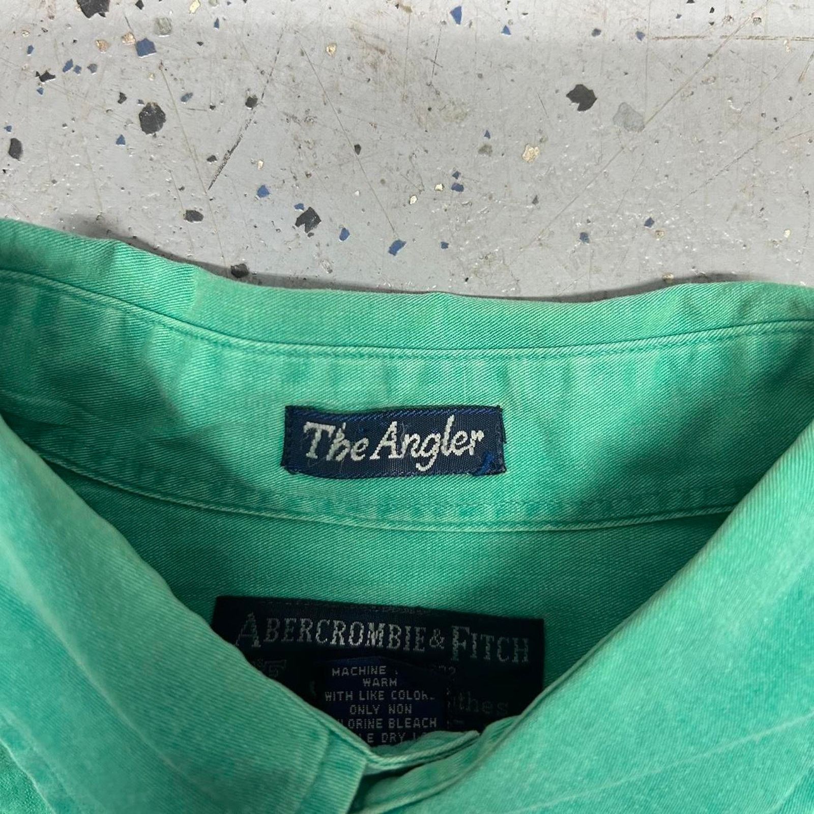 Abercrombie & Fitch VTG Abercrombie & Fitch Green cotton button-up shirt Size US L / EU 52-54 / 3 - 3 Thumbnail