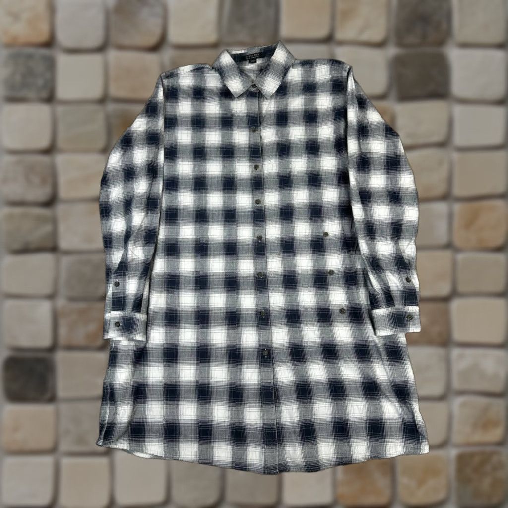 Allsaints Allsaints Shirt Dress Womens 8 Black Cotton Button Up Shirt Dress Women Size 8 Casual Spring Summer Vintage No (if needed) Size M / US 6-8 / IT 42-44 - 1 Thumbnail