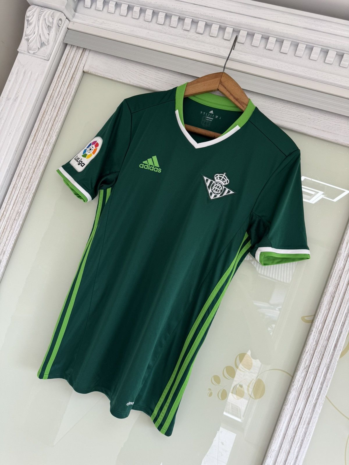 Adidas Real Betis 2016-2017 Away Soccer Jersey Football Kit Shirt Size US S / EU 44-46 / 1 - 3 Thumbnail