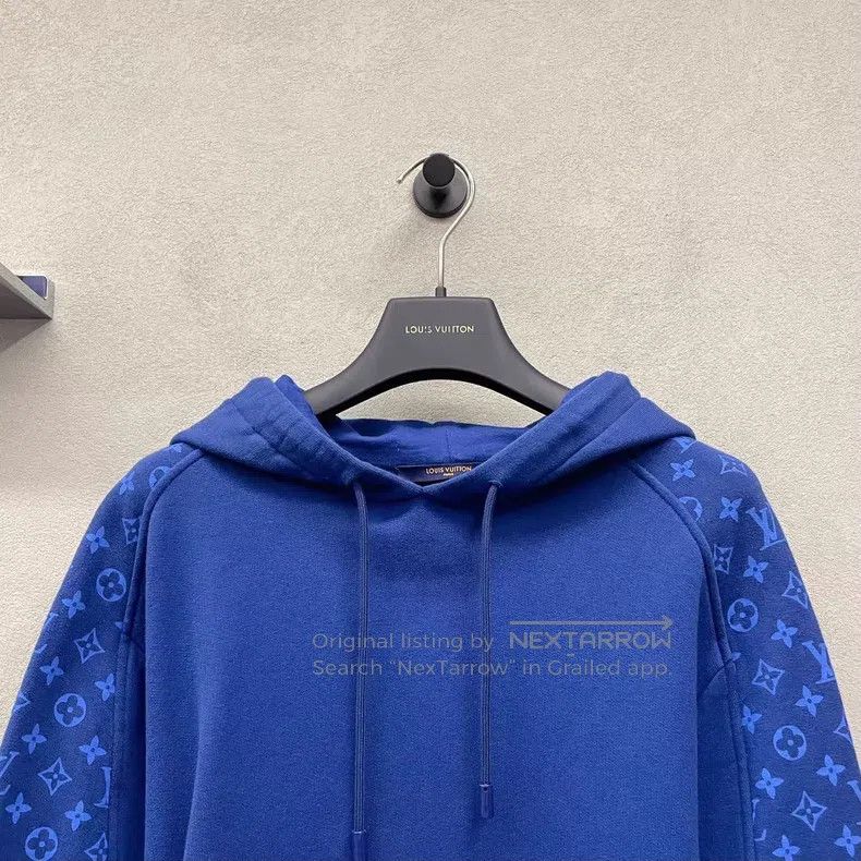 Louis Vuitton Louis Vuitton Presbyopic patchwork blue hoodie Size US M / EU 48-50 / 2 - 4 Thumbnail