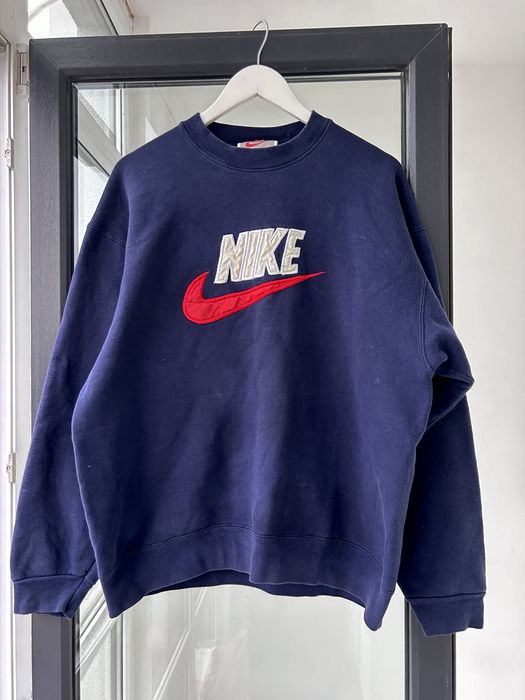 Vintage nike crew neck sales sweatshirts