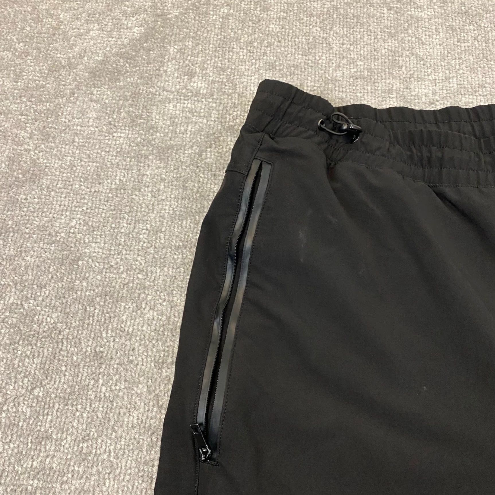 Industrie Industry Pants Mens XL Black Tapered Joggers Stretch Pockets 35x30 IF19P255 Size US 36 / EU 52 - 7 Thumbnail