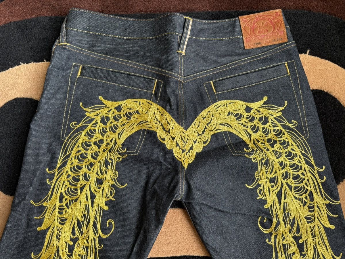 Evisu EVISU golden Phoenix embroidery daicock jeans size:34x34 Size US 34 / EU 50 - 5 Thumbnail