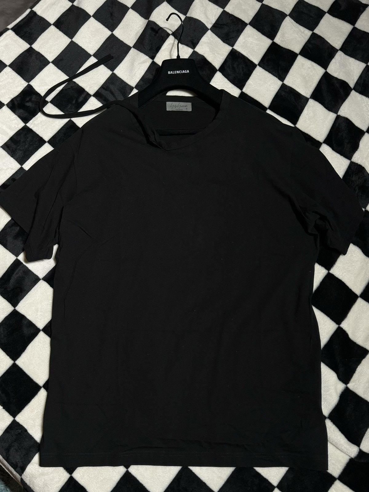 Yohji Yamamoto $483 POUR HOMME DROP SHOULDER STRING CORD HENLEY TEE T SHIRT Size US L / EU 52-54 / 3 - 6 Thumbnail