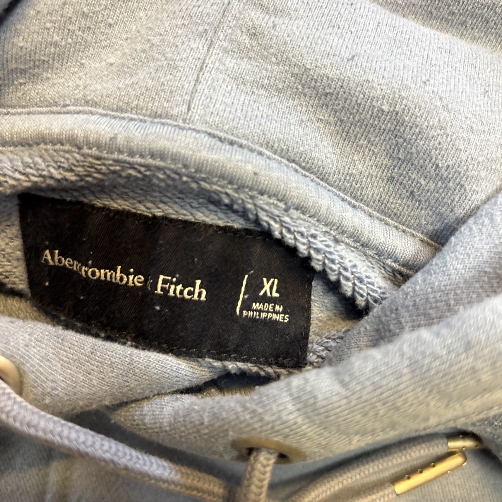 Abercrombie & Fitch Abercrombie & Fitch Pullover Hoodie Men XL Light Blue Hoodie Men’s XL Light Blue Size US XL / EU 56 / 4 - 4 Thumbnail