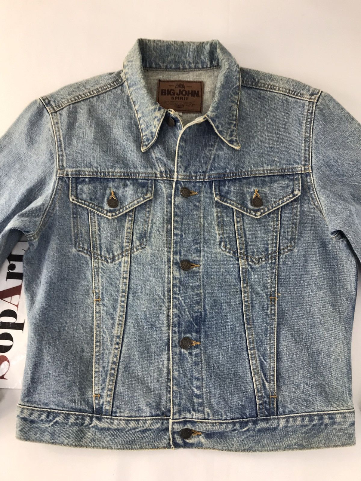 Big John × Vintage Vintage Big John Spirit Faded Colour Button Up Denim Jeans Size US M / EU 48-50 / 2 - 3 Thumbnail