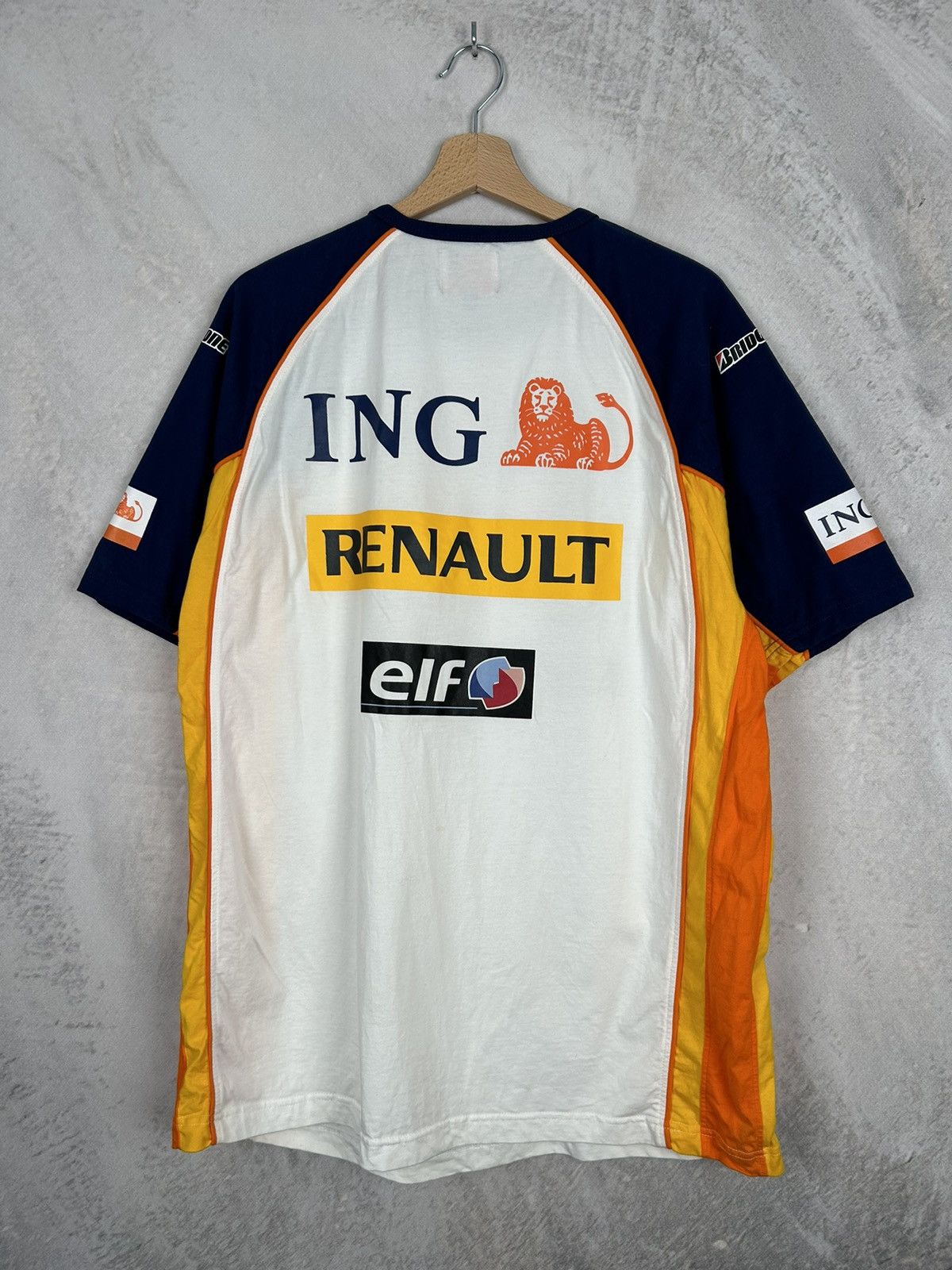 Formula 1 Vintage Renault Racing Motorsport Graphic Tee 90s Y2K Size US XL / EU 56 / 4 - 1 Thumbnail