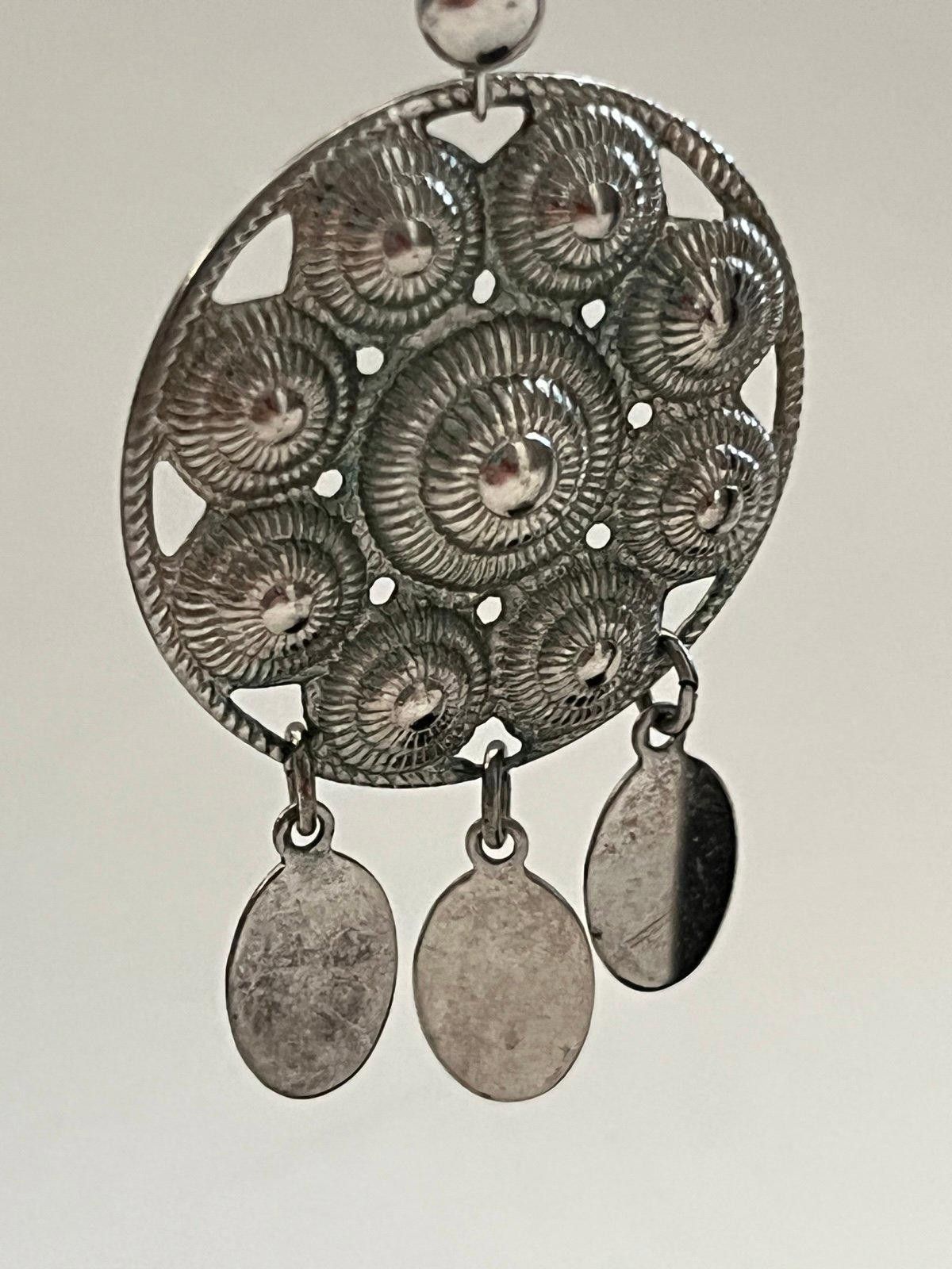 Other HANDMADE SILVER BALL DANGLE EARRINGS Size ONE SIZE - 2 Thumbnail