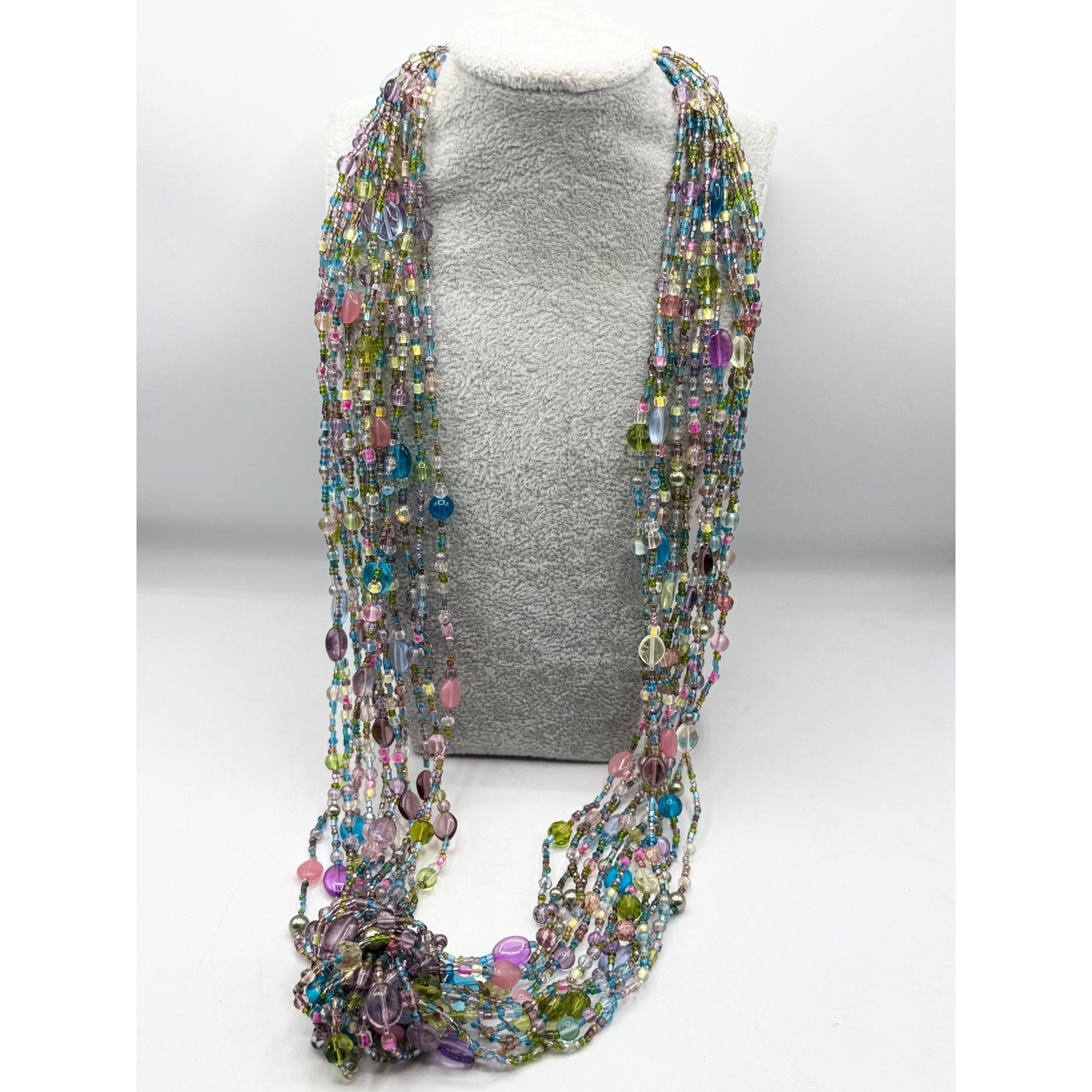 Joan Rivers Joan Rivers Torsade Collection Multi Strand Glass Bead Czech Size ONE SIZE - 3 Thumbnail