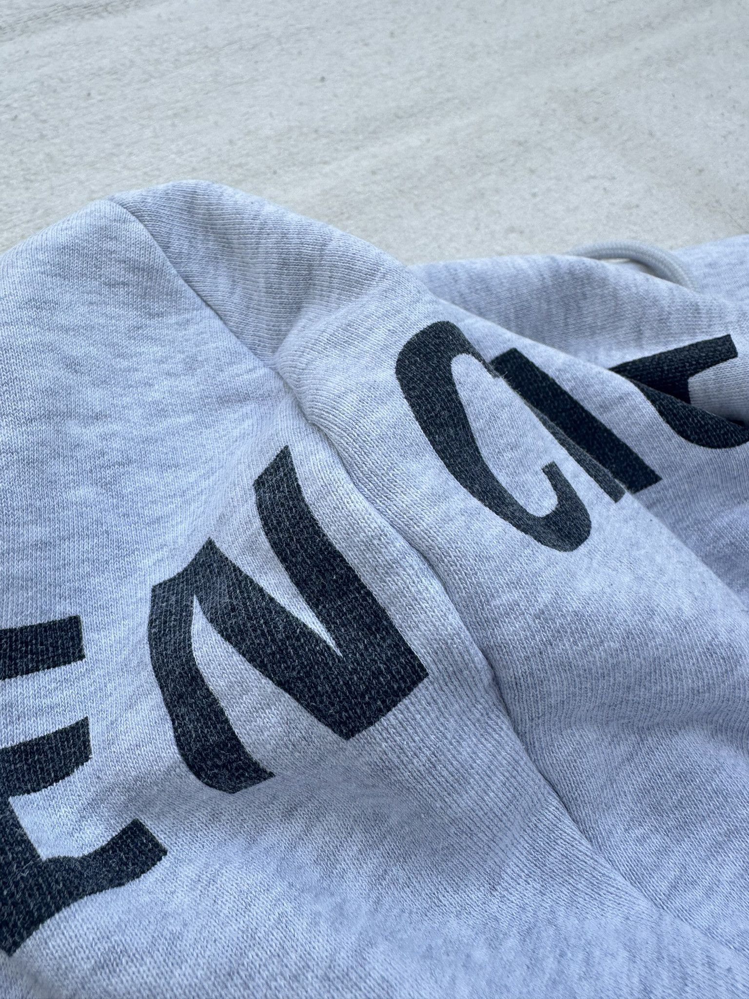Balenciaga Balenciaga Sweatshirt Hood Back Logo Gray Hoodie Size US XS / EU 42 / 0 - 8 Thumbnail