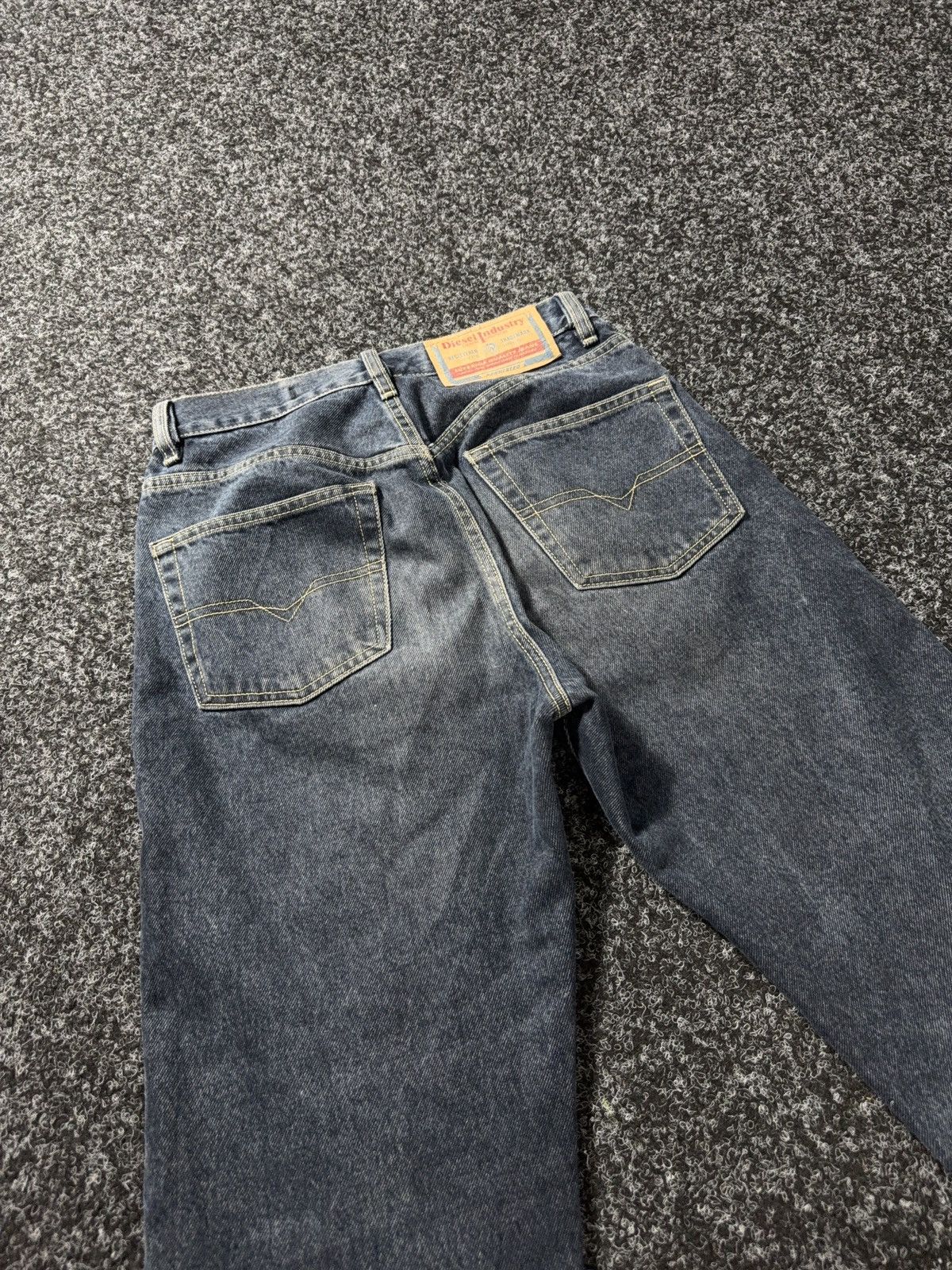 Diesel 00s Retro Diesel Industry Punk Opium Luxury Denim Jeans Y2K Size US 28 / EU 44 - 15 Thumbnail