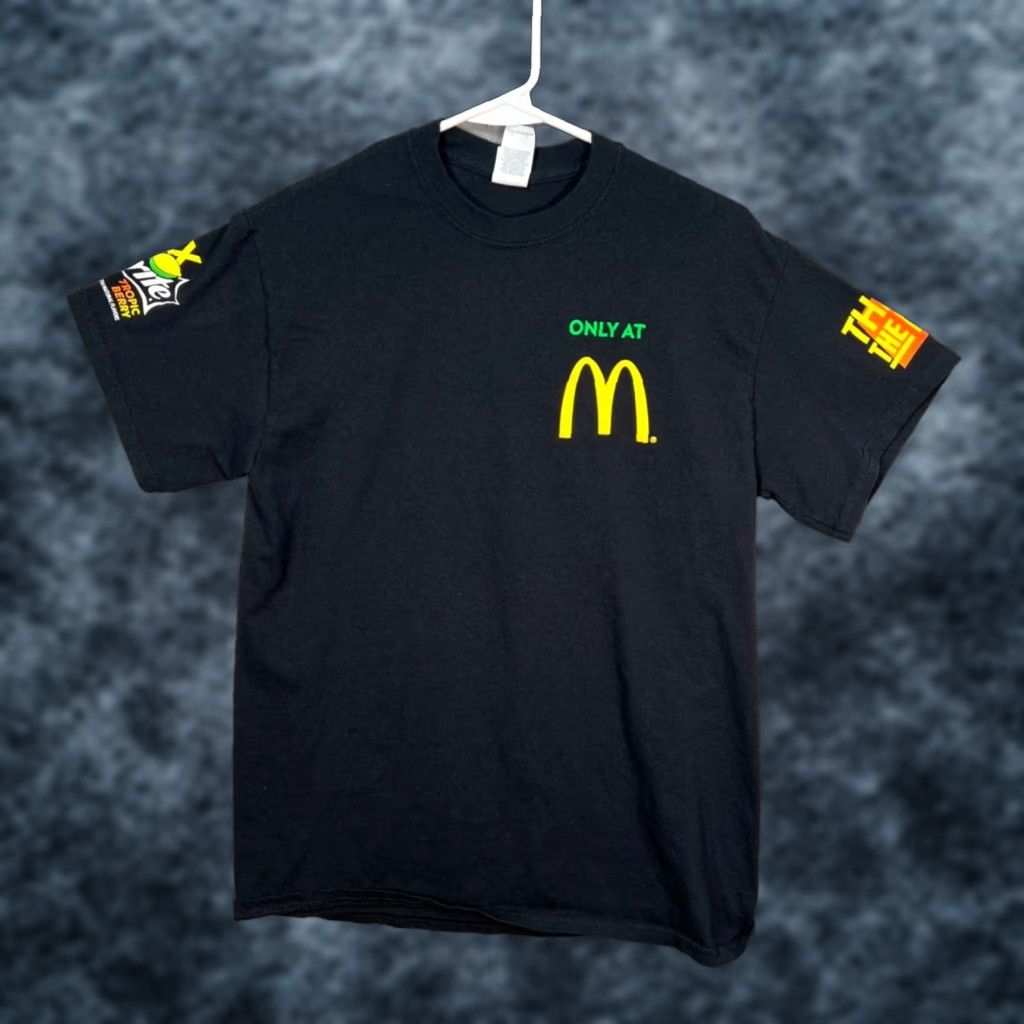 Gildan McDonalds Joe Fresh GoodSprite Tropic Berry Black T-Shirt Mens Medium Size US M / EU 48-50 / 2 - 1 Thumbnail