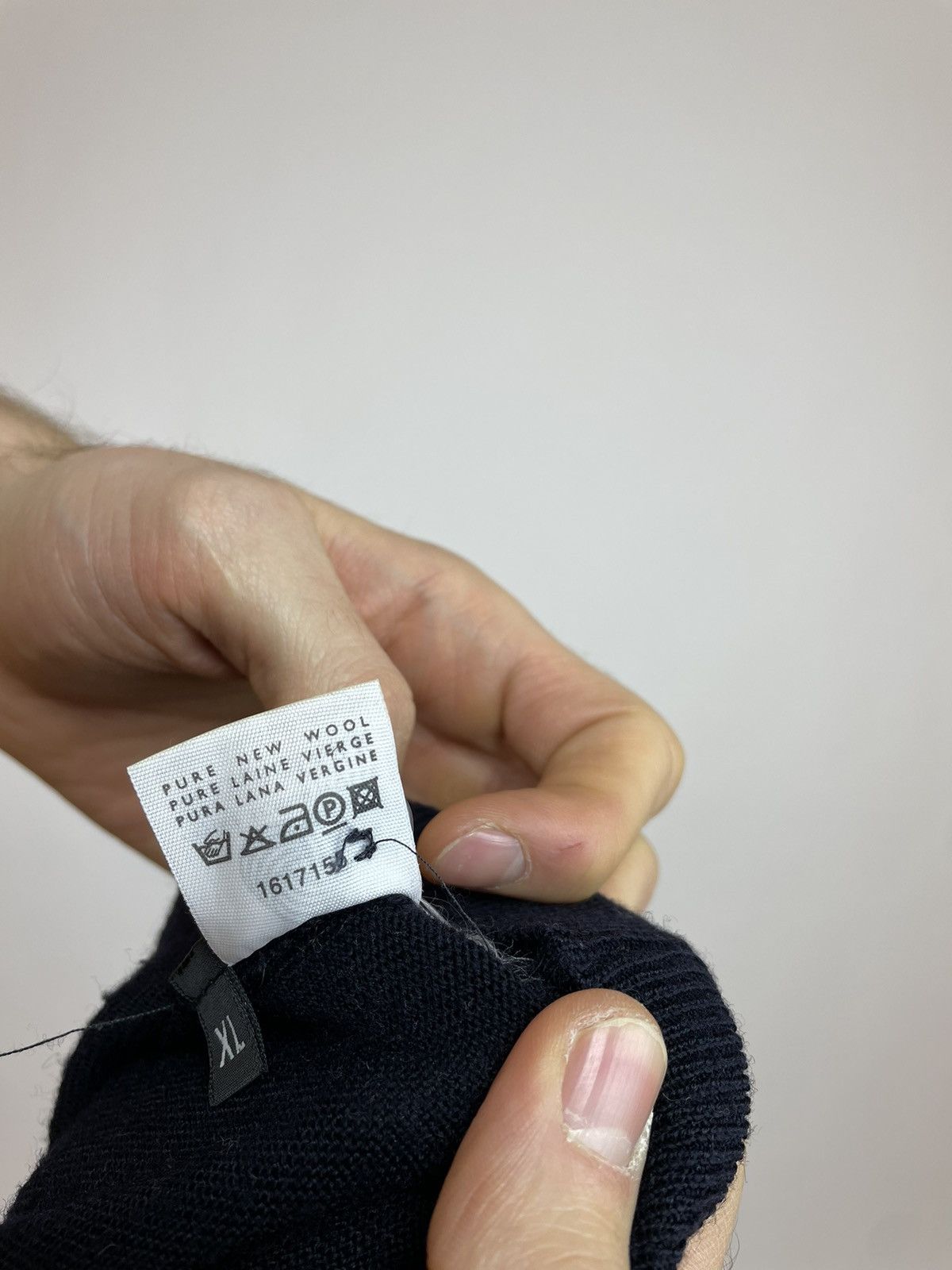 Japanese Brand × Vintage Royal Spencer Wool sweater knit Polo long sleeve size L-XL Size US XL / EU 56 / 4 - 12 Thumbnail