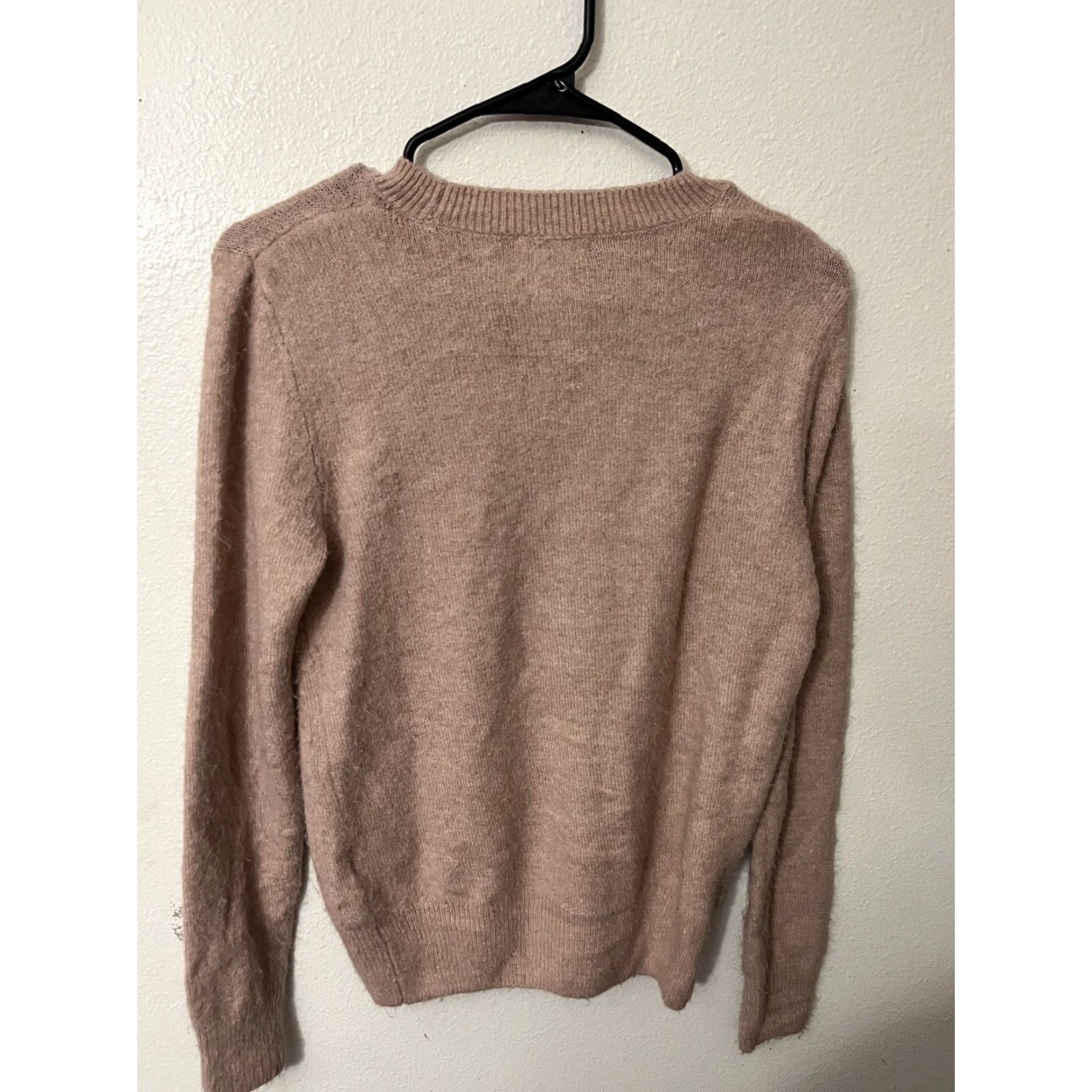 H&M H&M Womens Pullover Sweater Pink Long Sleeve Crew Neck Small Acrylic Blend Size S / US 4 / IT 40 - 3 Thumbnail