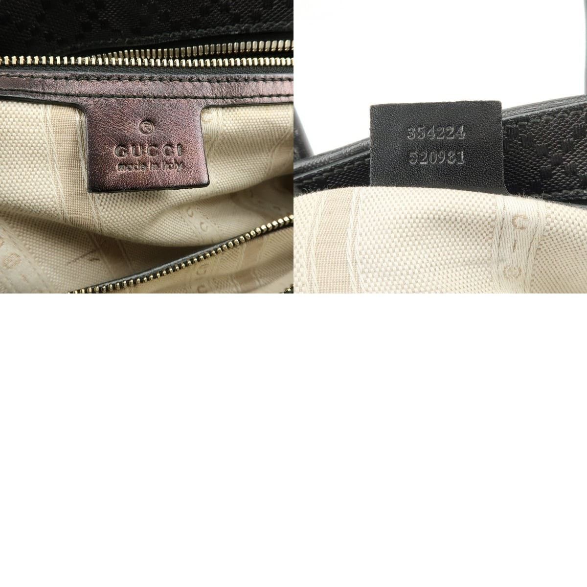 Gucci Gucci Diamante Leather Shoulder Bag Black Size ONE SIZE - 8 Thumbnail