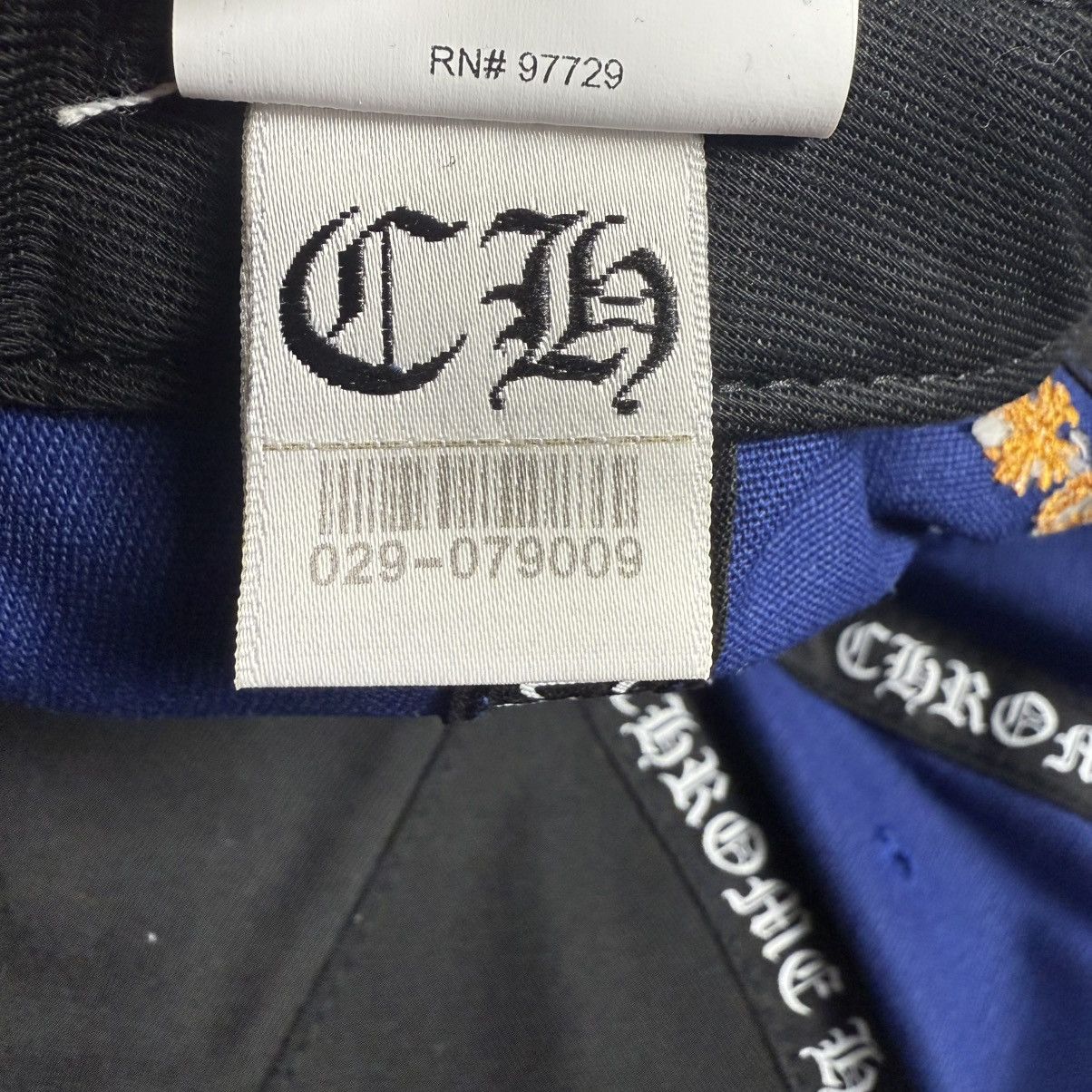 Chrome Hearts Chrome Hearts CH Logo ‘Blue’ Baseball Cap Size ONE SIZE - 9 Thumbnail